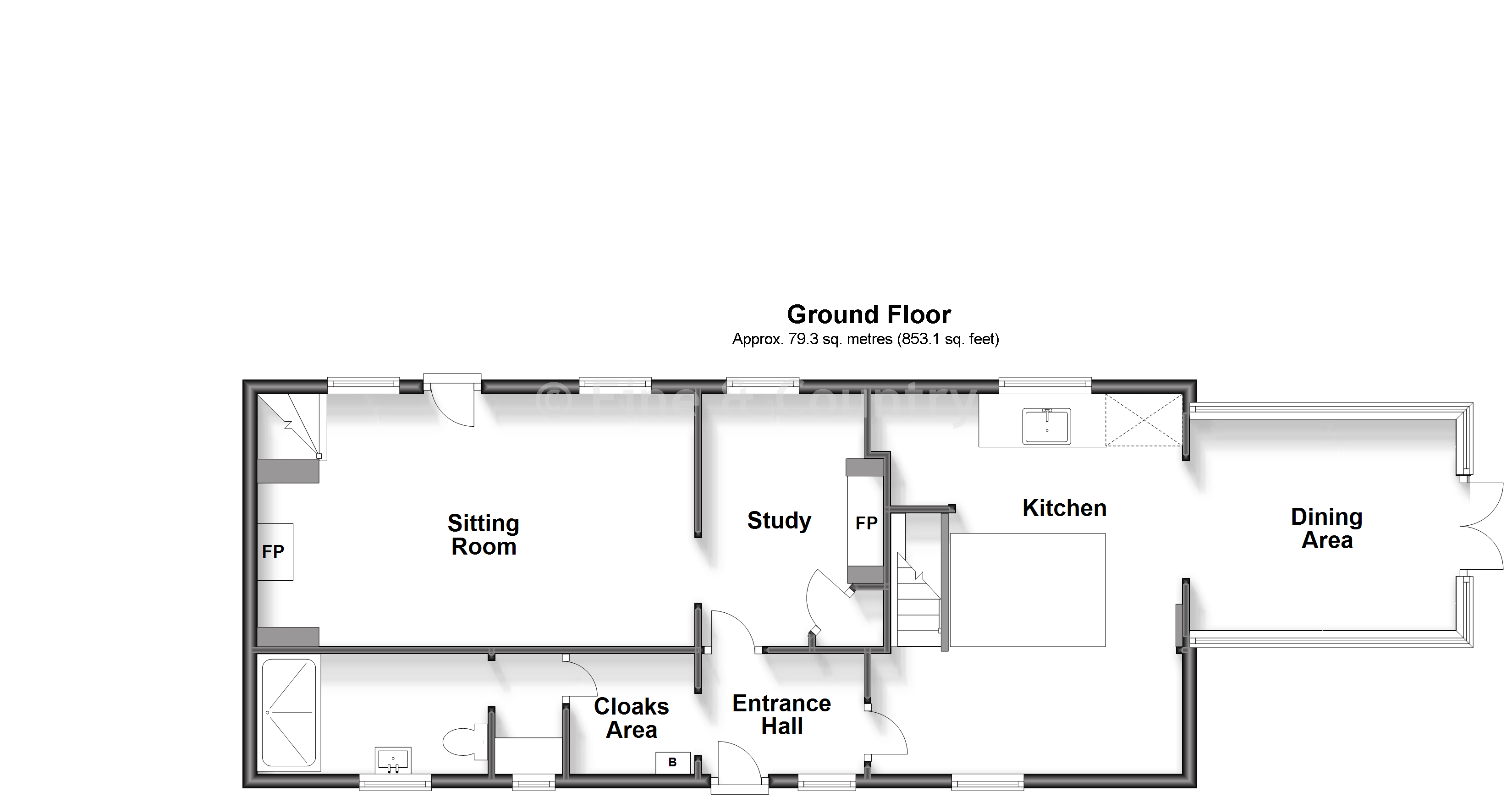 Cherry Tree Cottage, Shuart Lane, Birchington floorplan