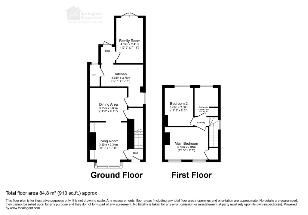 46, Waverley Road, Kettering floorplan