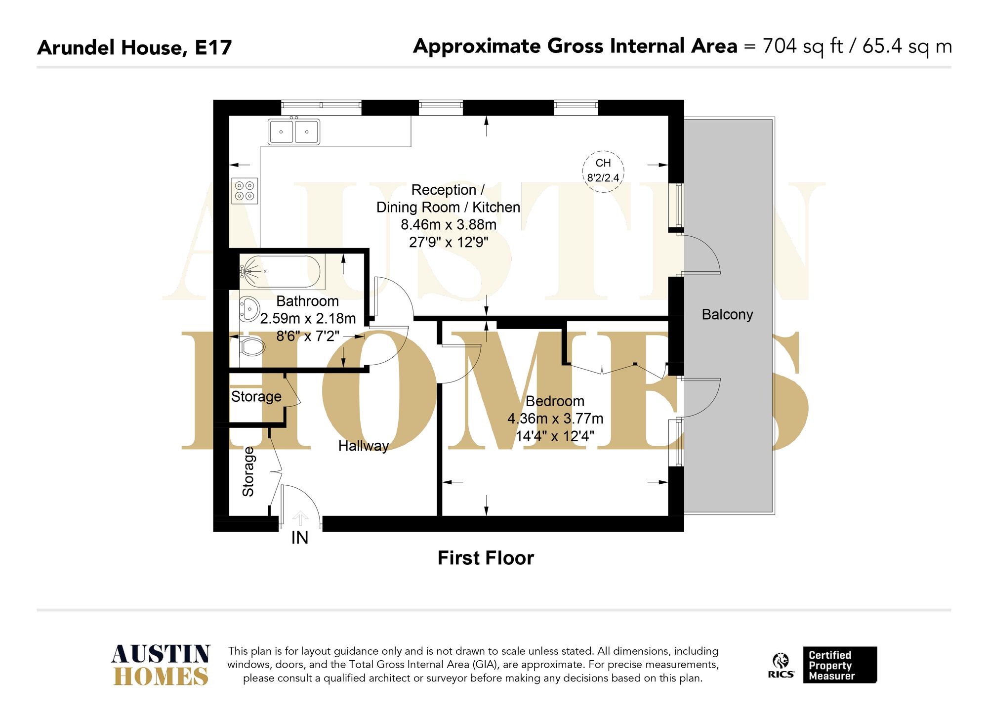 18 Arundel House, London floorplan