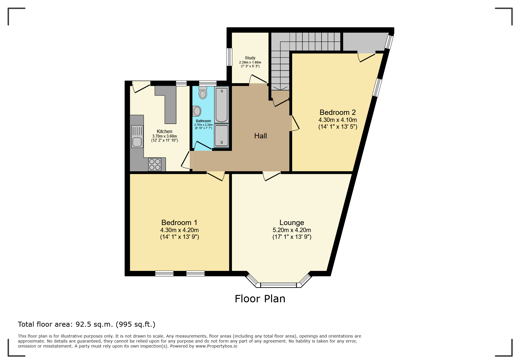 2, Fisher Street, Leven floorplan