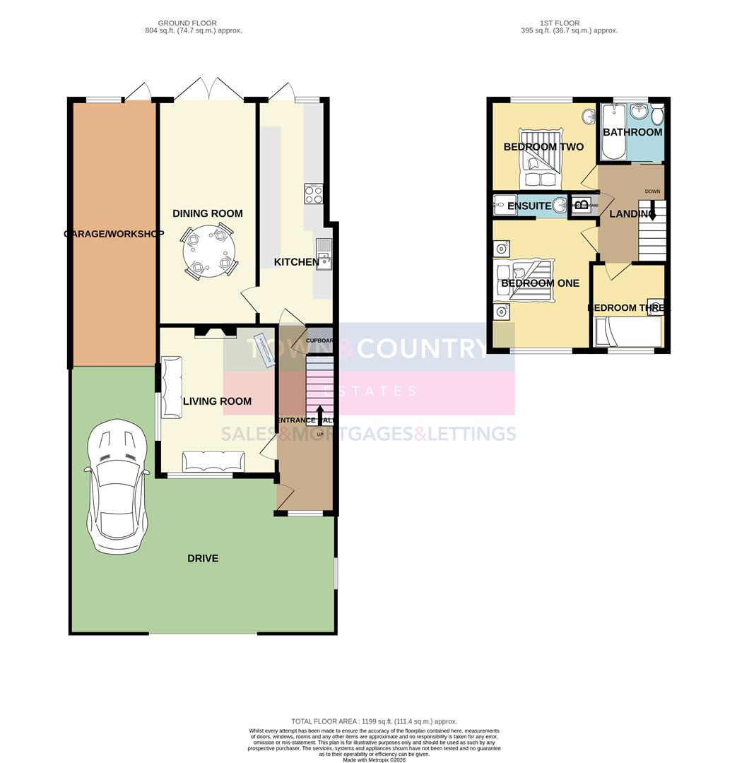 53, Chantry Gardens, Trowbridge floorplan
