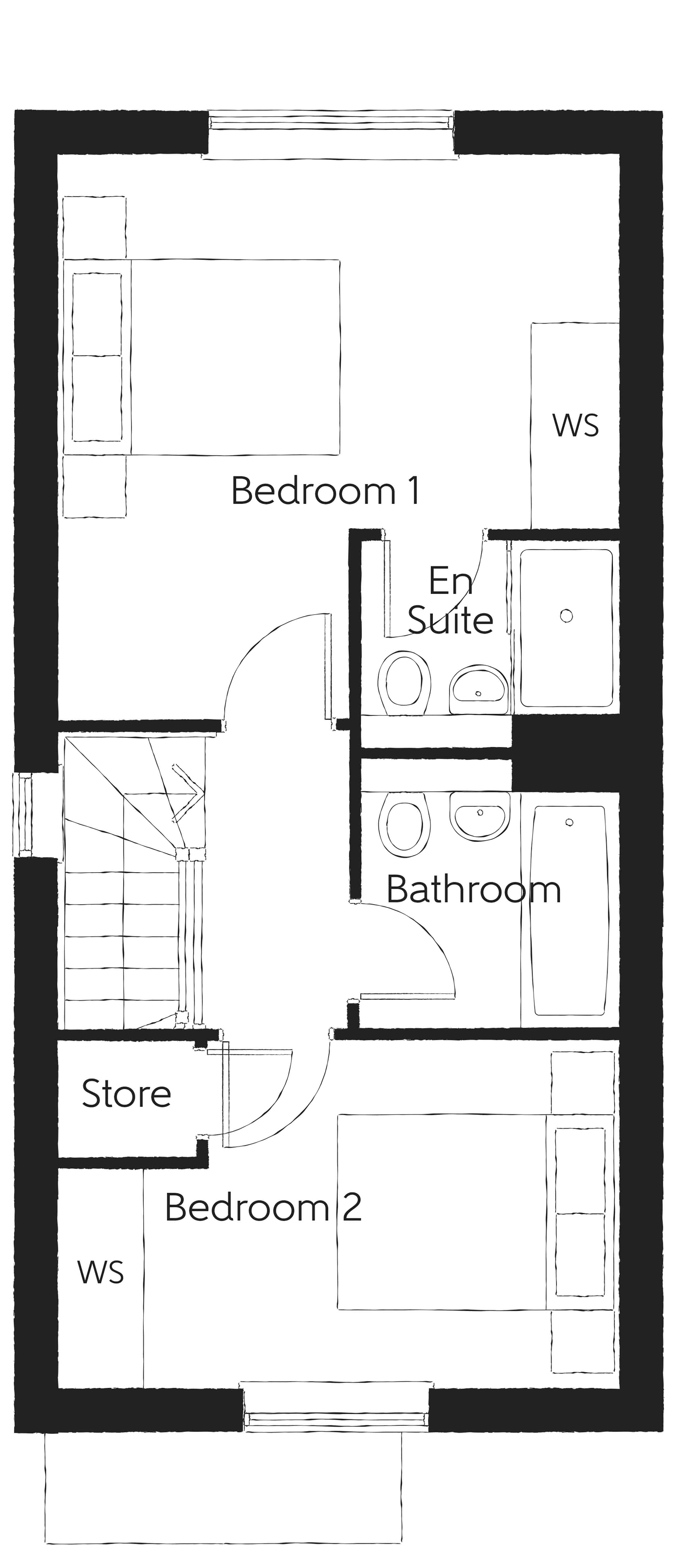 230, Ranshaw Drive, Stafford floorplan