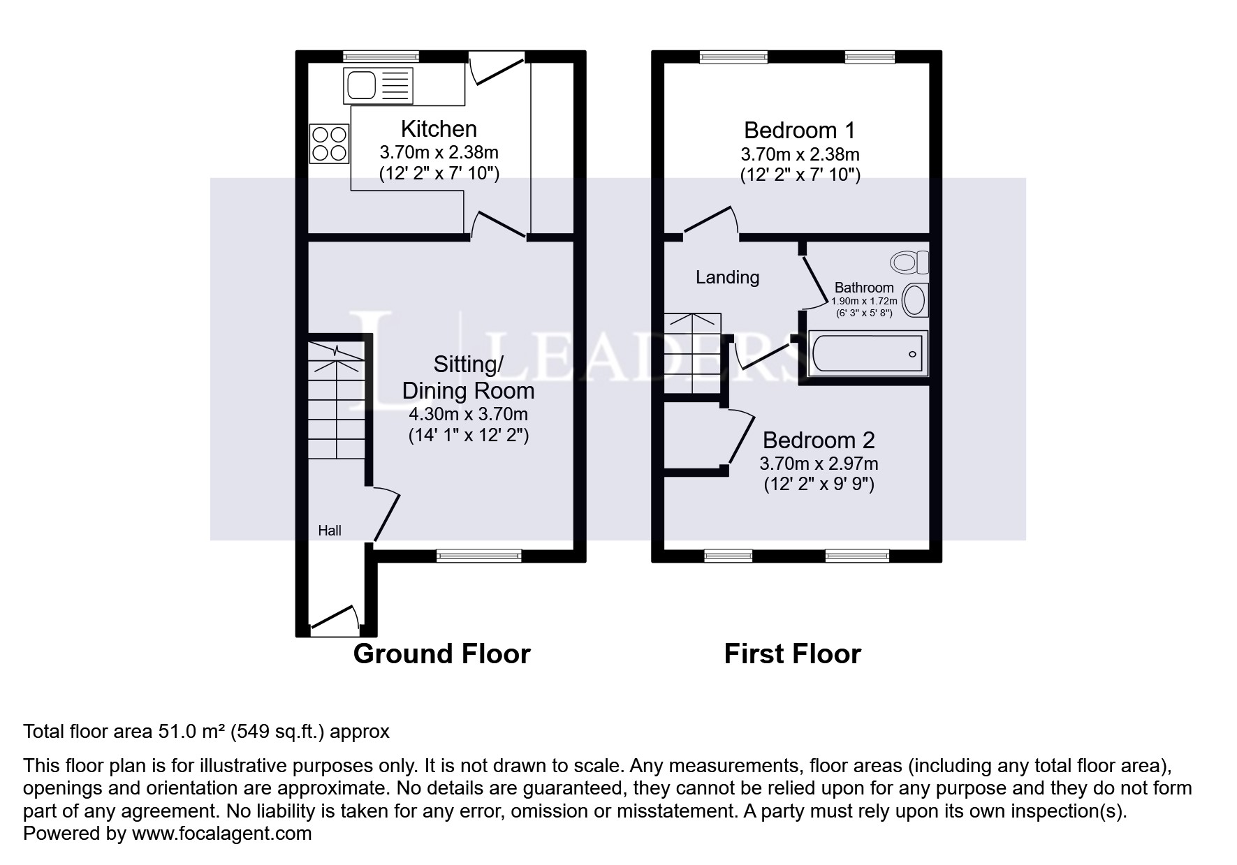37, Colwell Gardens, Haywards Heath floorplan