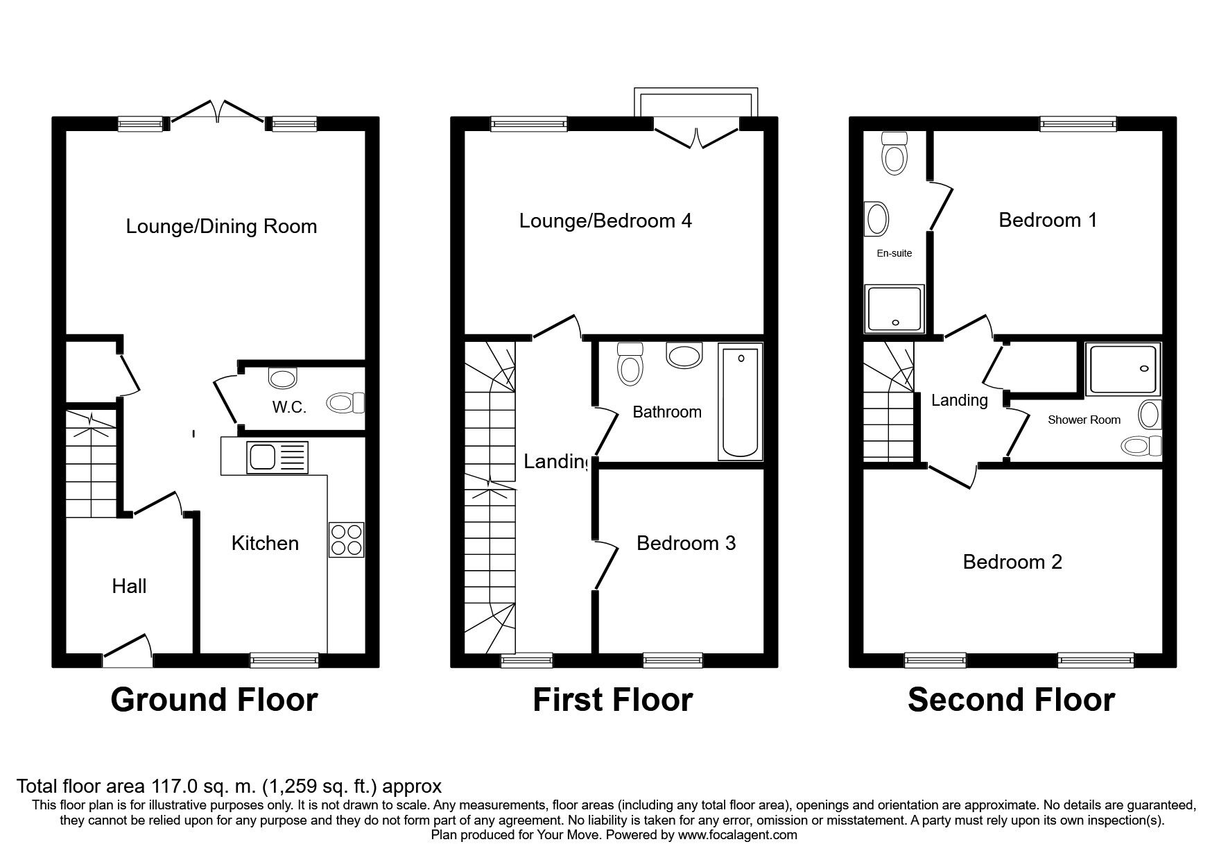 4 Bedrooms Terraced house for sale in Finn Farm Road, Kingsnorth, Ashford TN25