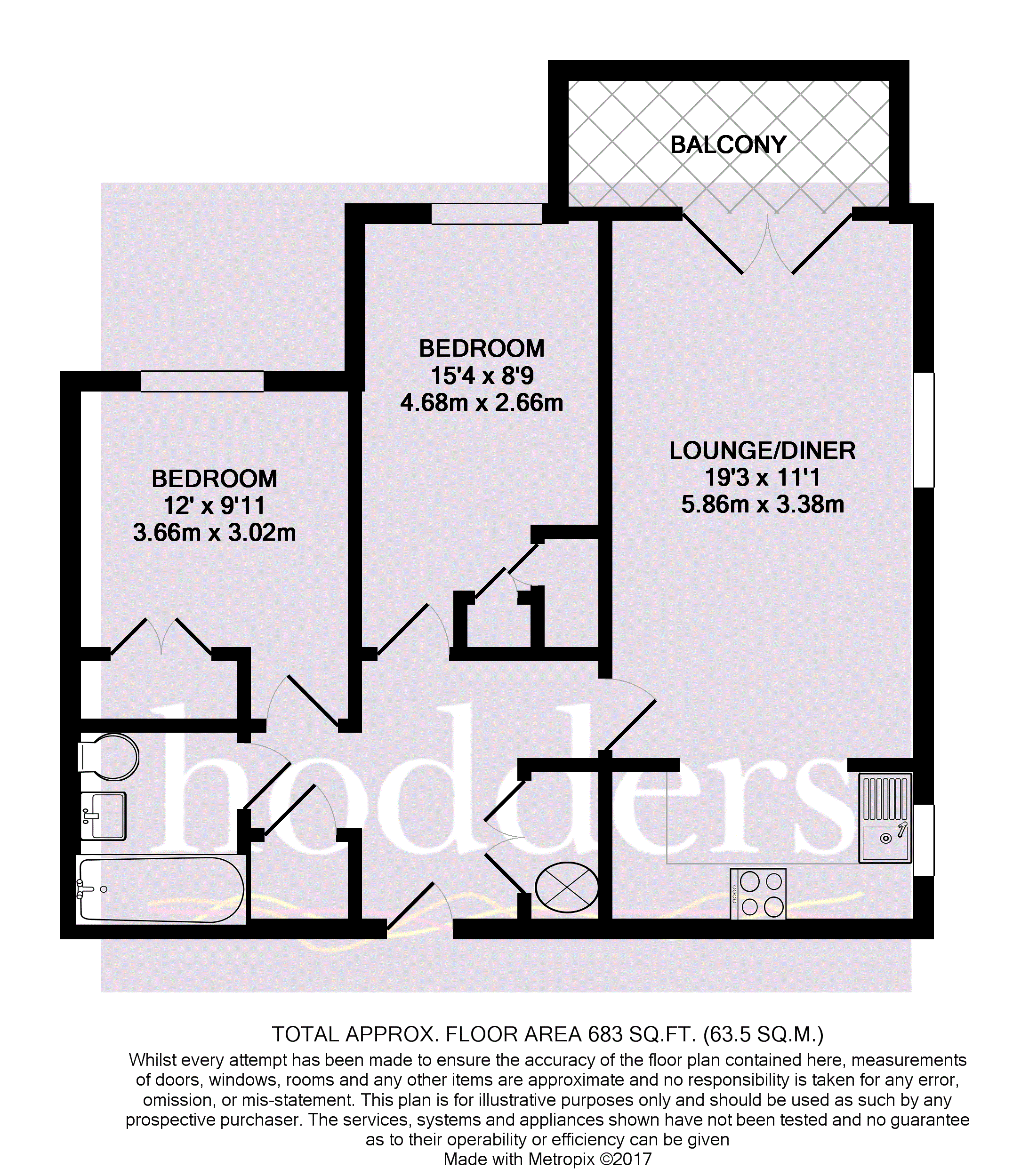 Apartment 11,, Keel, Chertsey floorplan