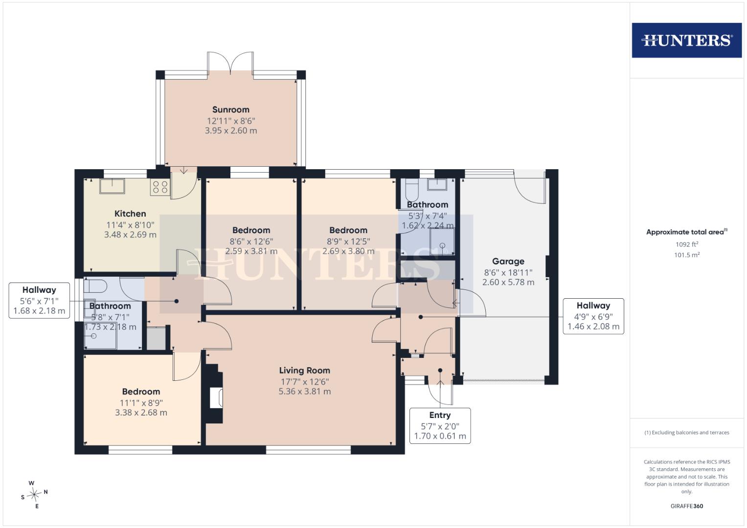 61, School Lane, Bridlington floorplan