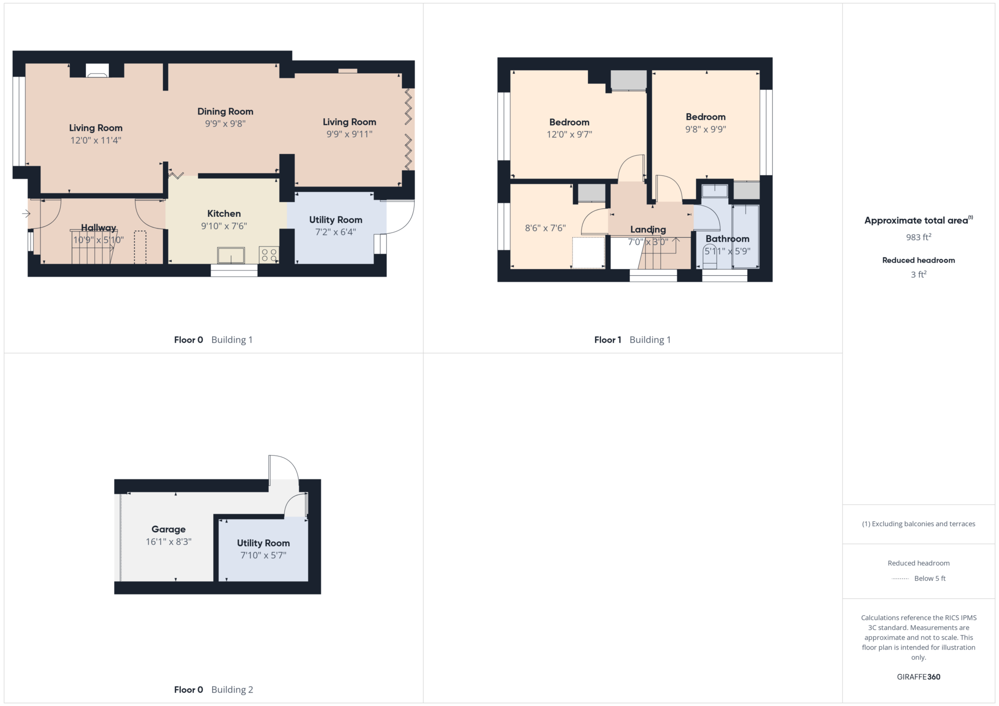 40, Hill Mead, Horsham floorplan