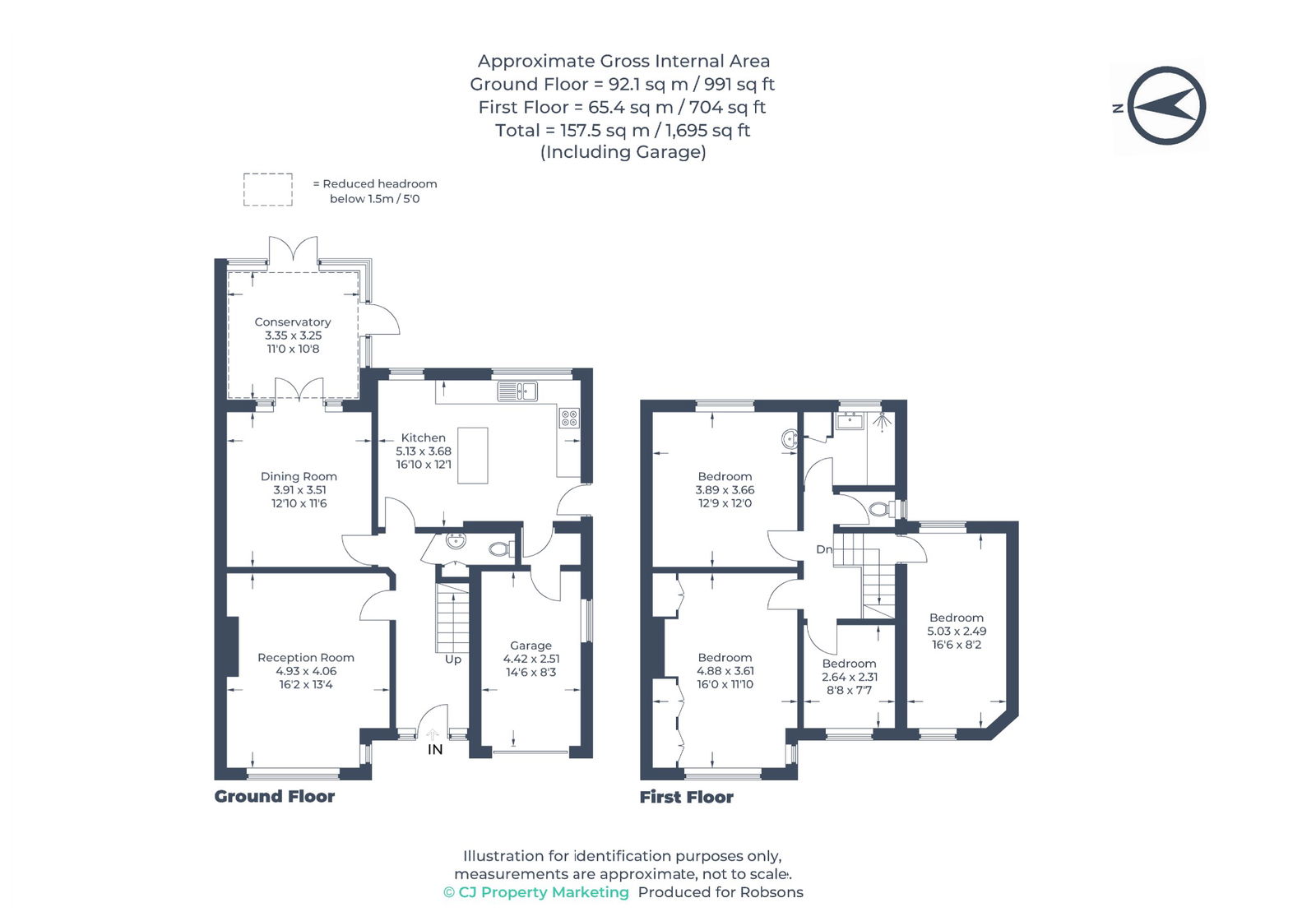 60, Barrow Point Avenue, Pinner floorplan