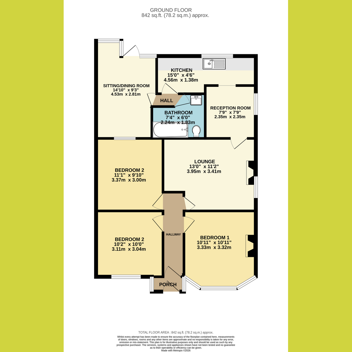 6, Sweyne Avenue, Hawkwell floorplan
