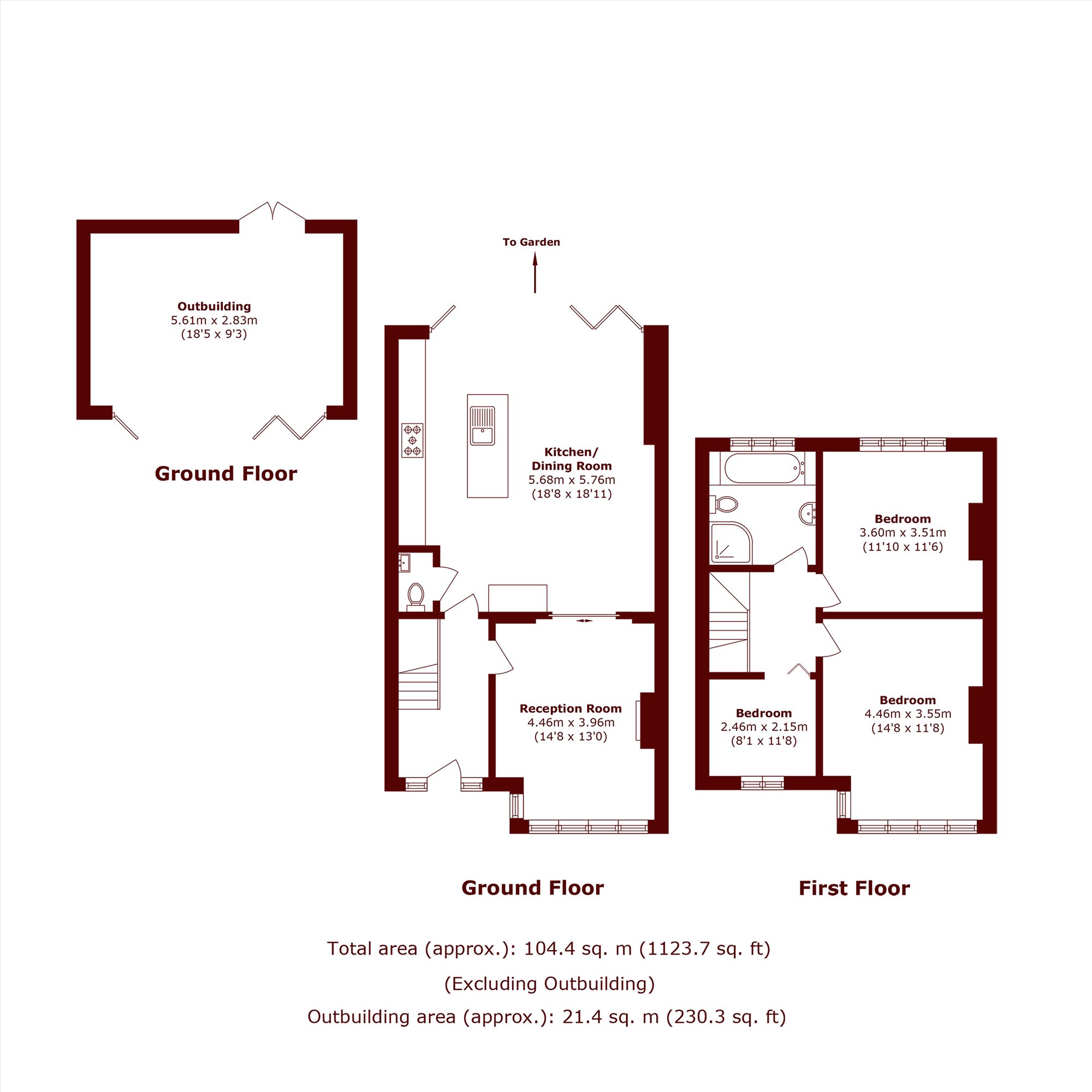 44, Endymion Road, London floorplan