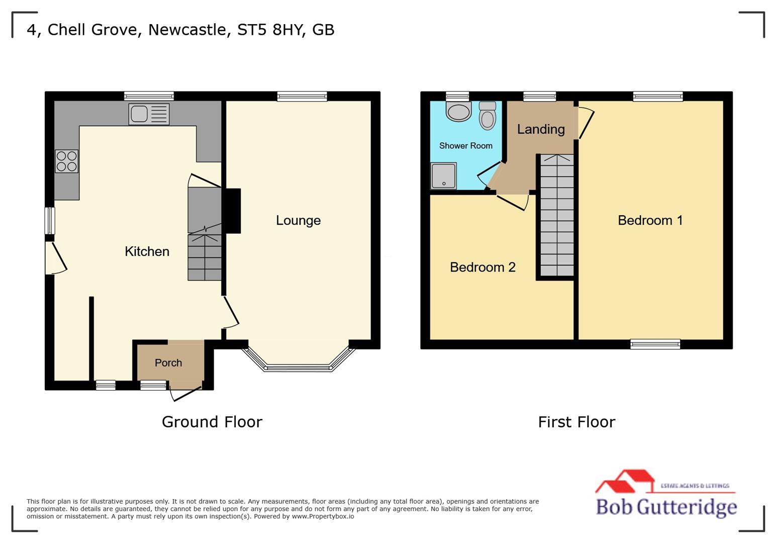 4, Chell Grove, Newcastle floorplan