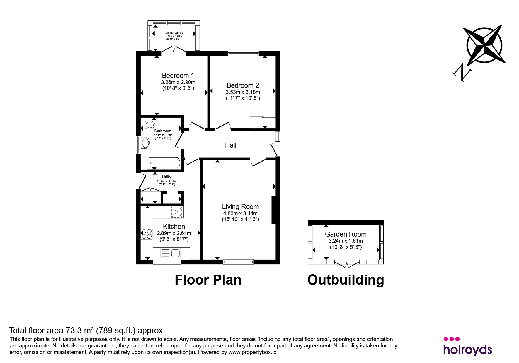 Beauvais Drive, Keighley floorplan