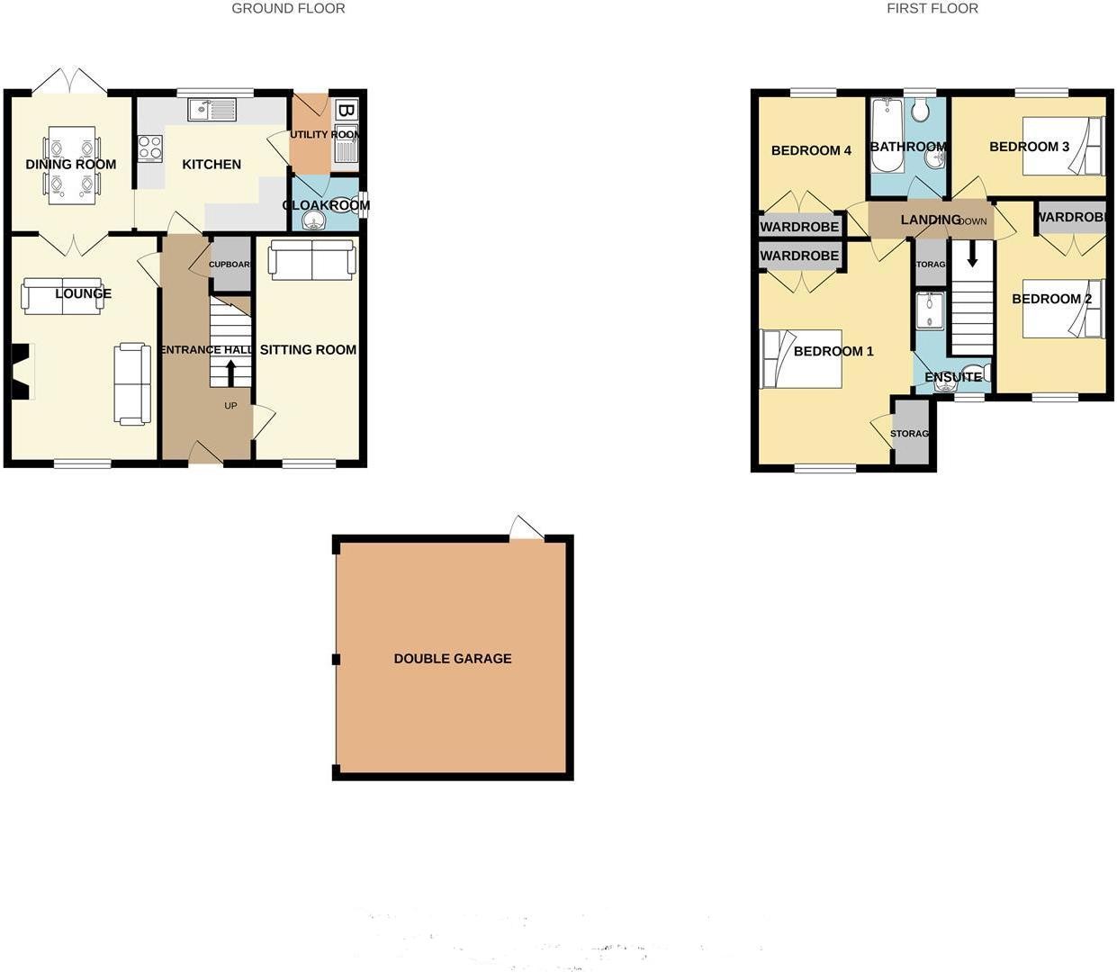 12, Nene Close, Gloucester floorplan