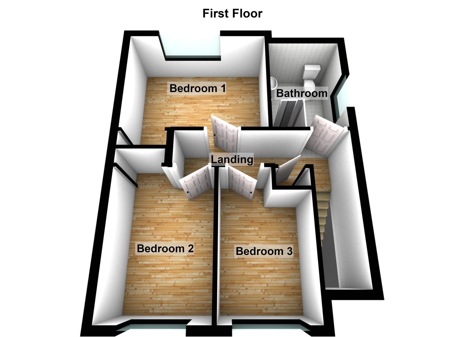 Birch Drive, Bangor floorplan