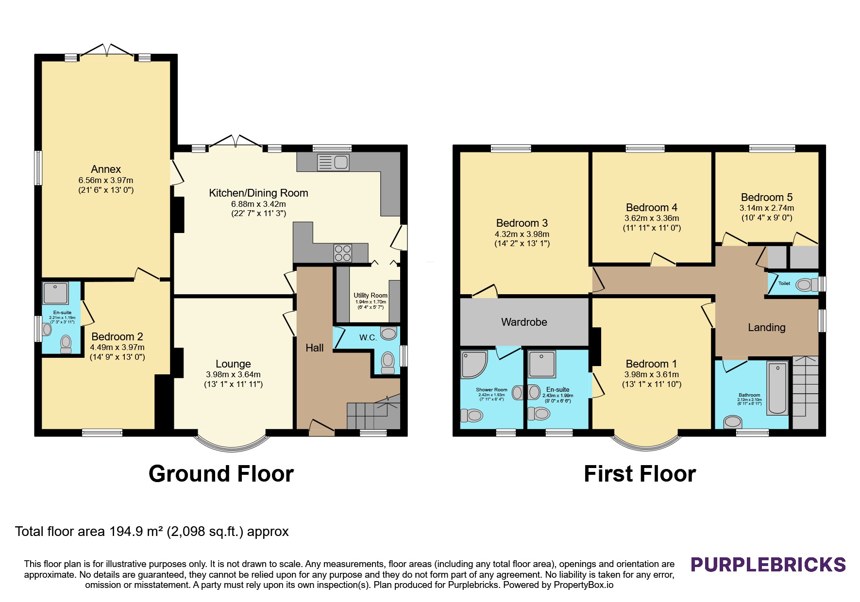 92, Peartree Lane, Bexhill-on-Sea floorplan