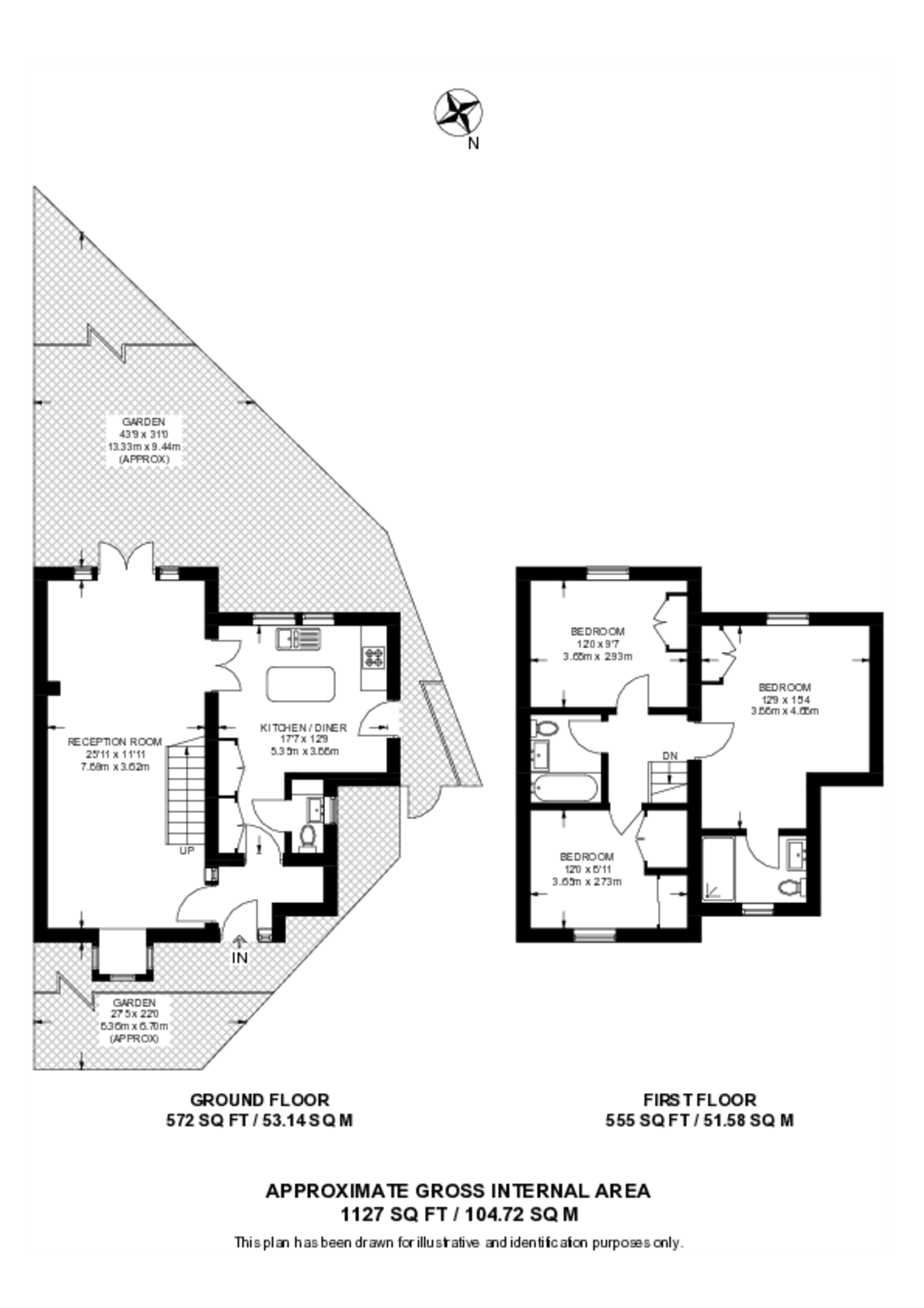 Linnet Mews, Nightingale Triangle floorplan
