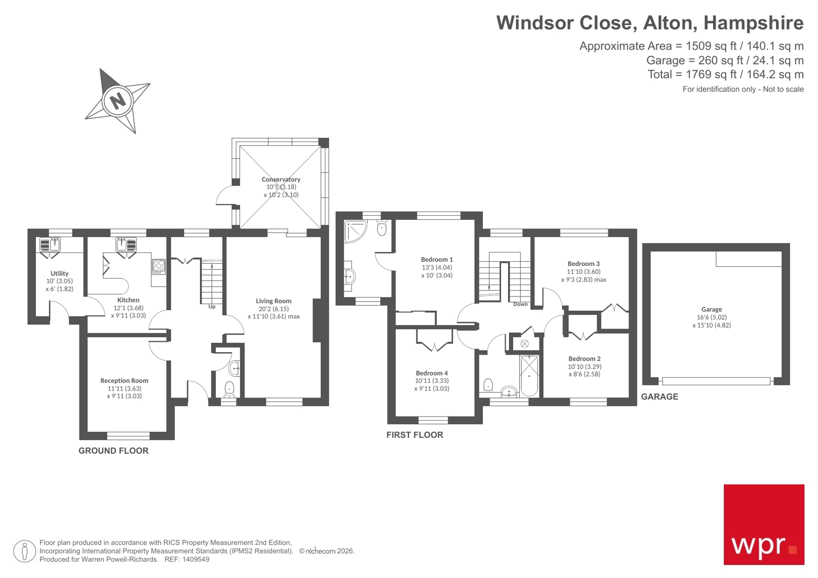 1, Windsor Close, Hampshire floorplan