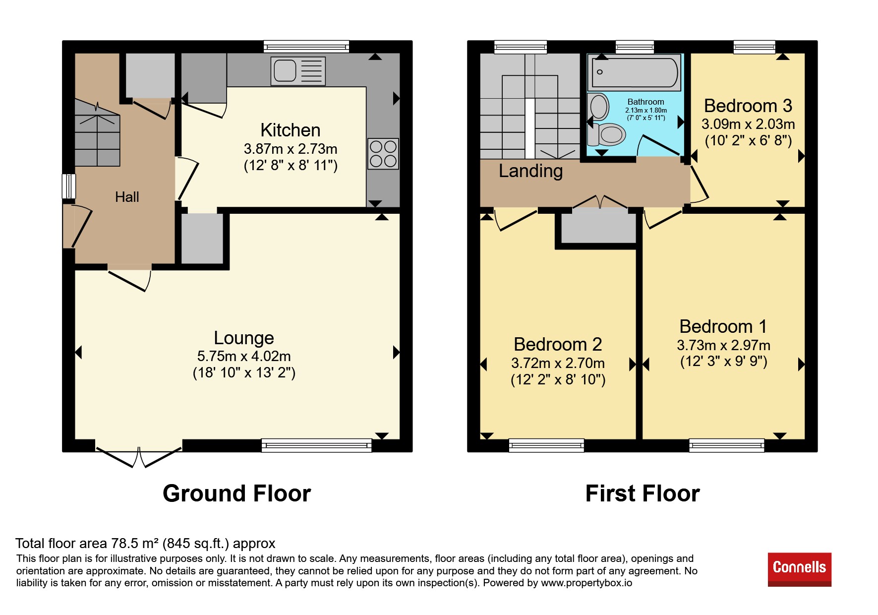 1, Albany Way, Bristol floorplan