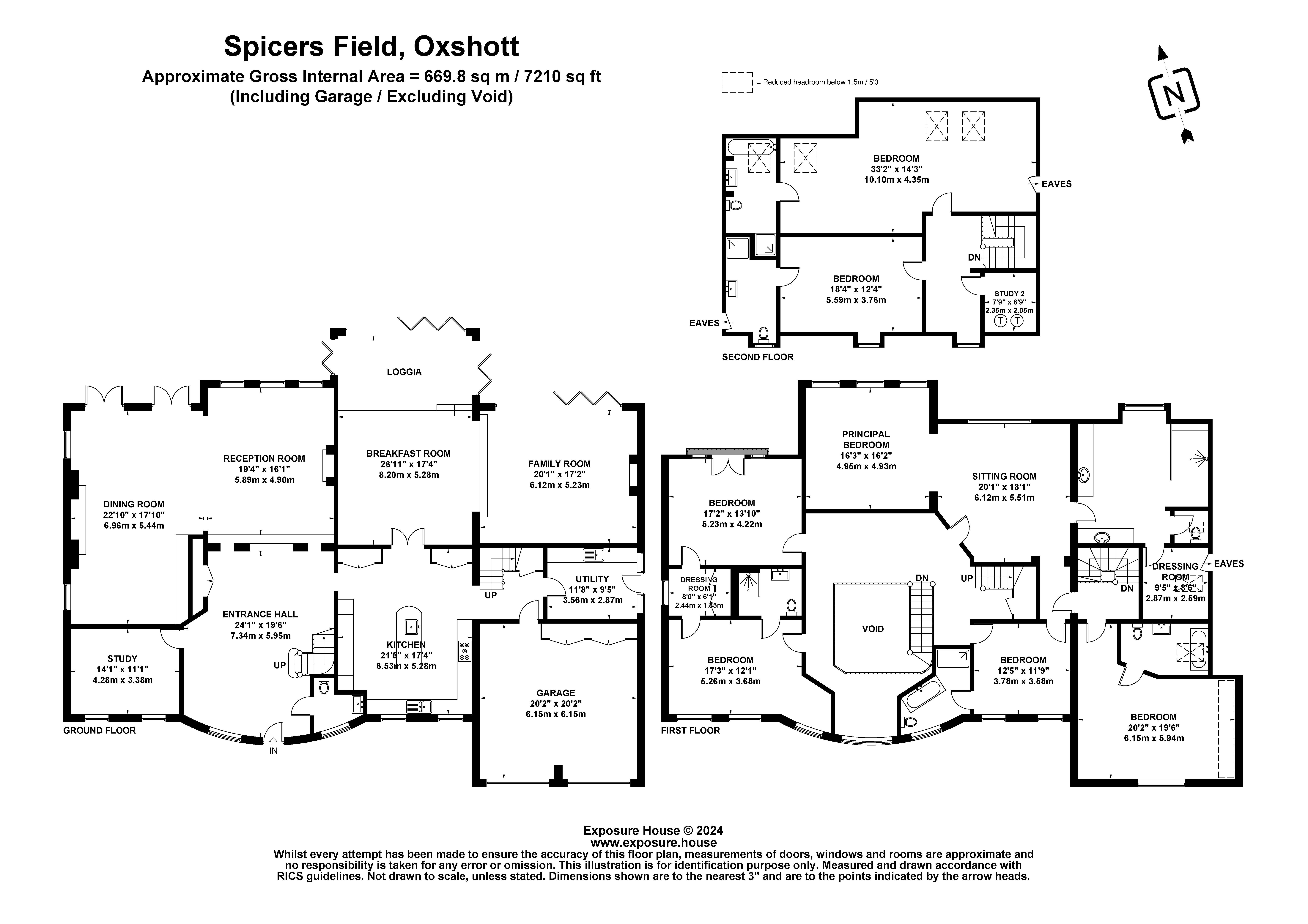 12, Spicers Field, Oxshott floorplan