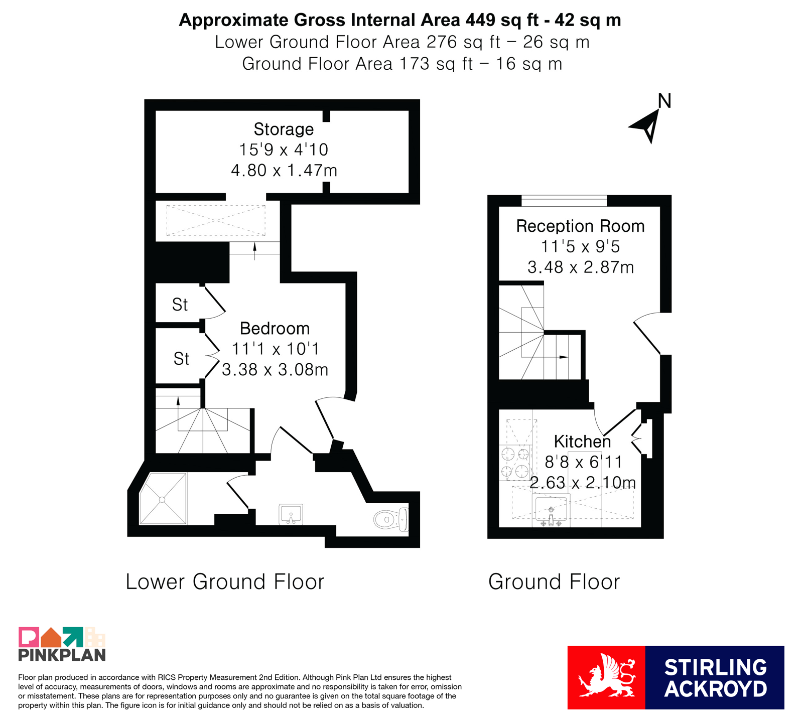 Flat 2, 10, Gilbert Place, London floorplan