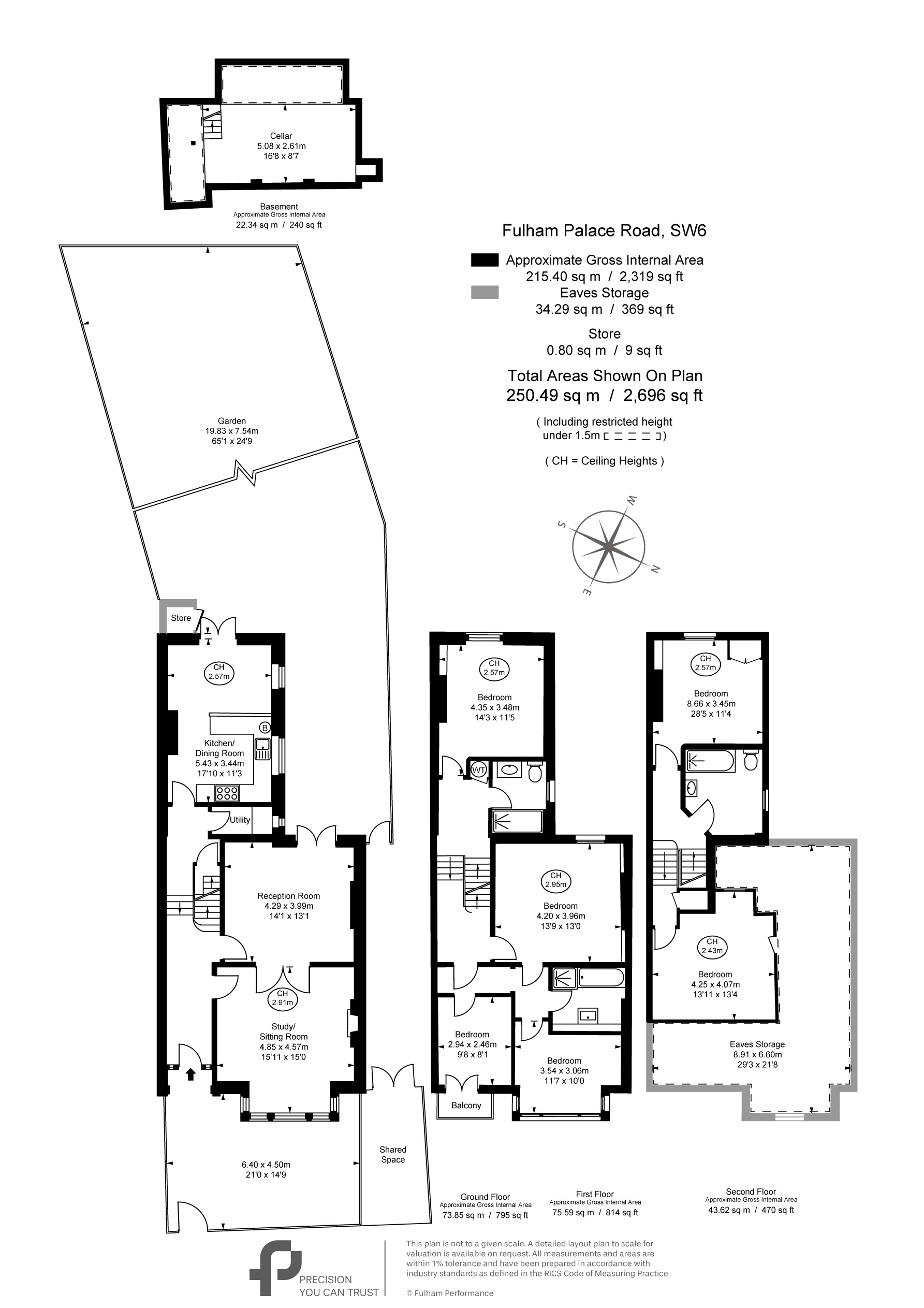 500, Fulham Palace Road, Fulham, London floorplan