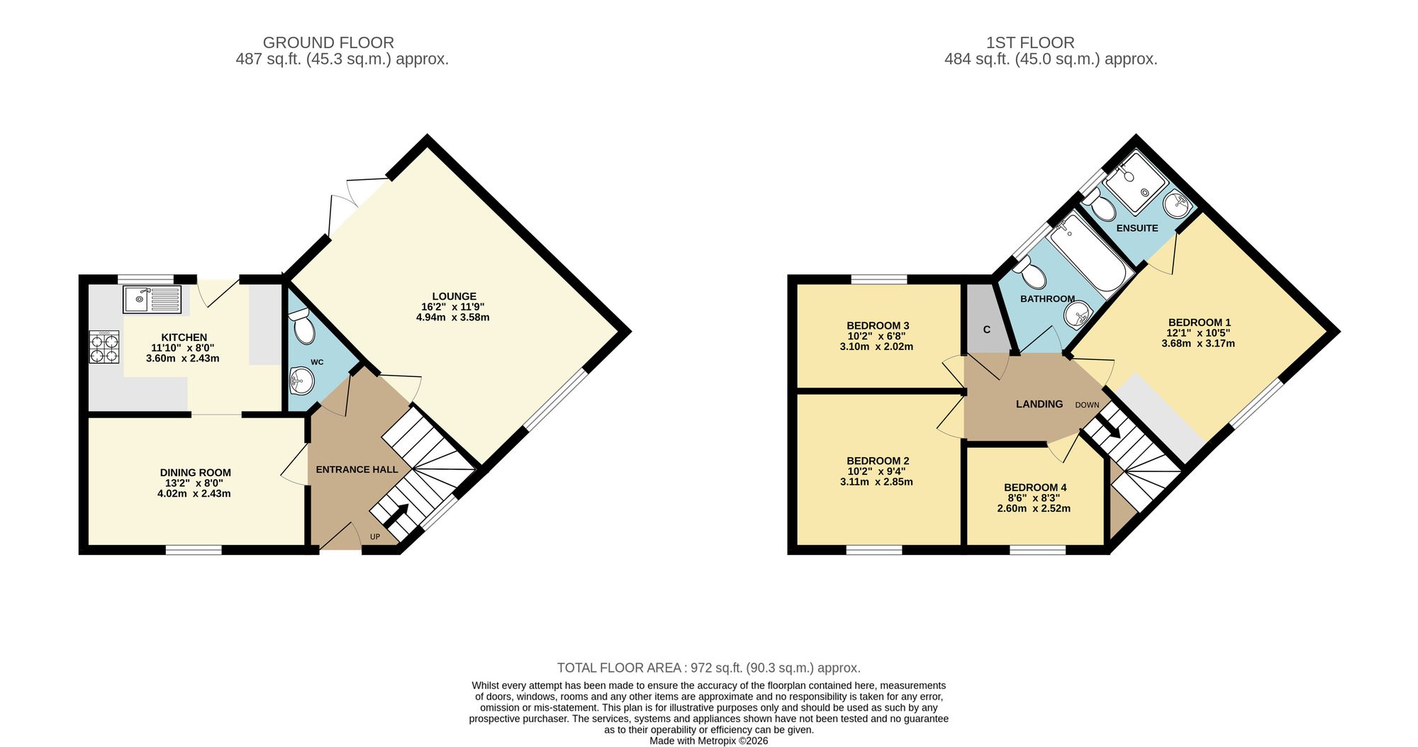 11 Manisty Court, Sittingbourne floorplan