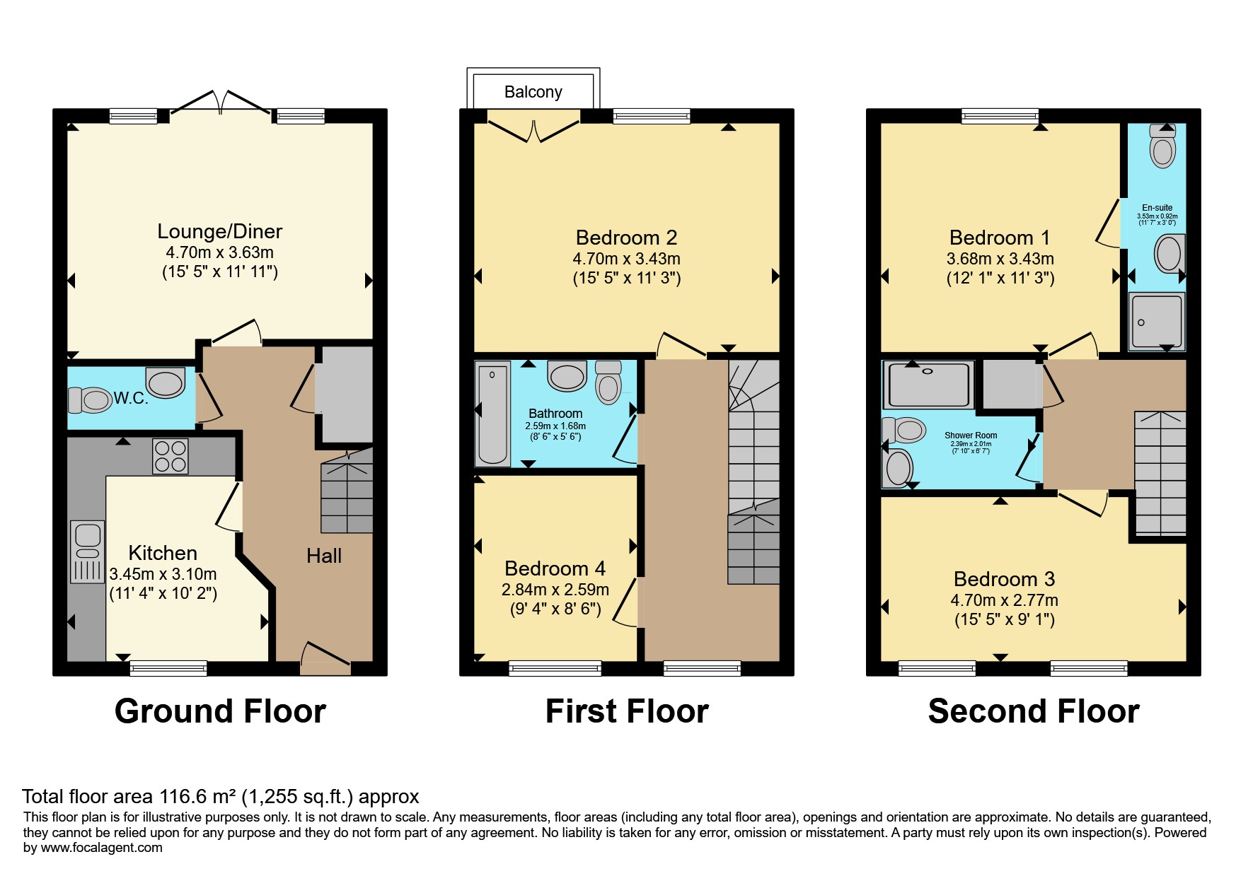 16, Blackberry Way, Swaffham floorplan