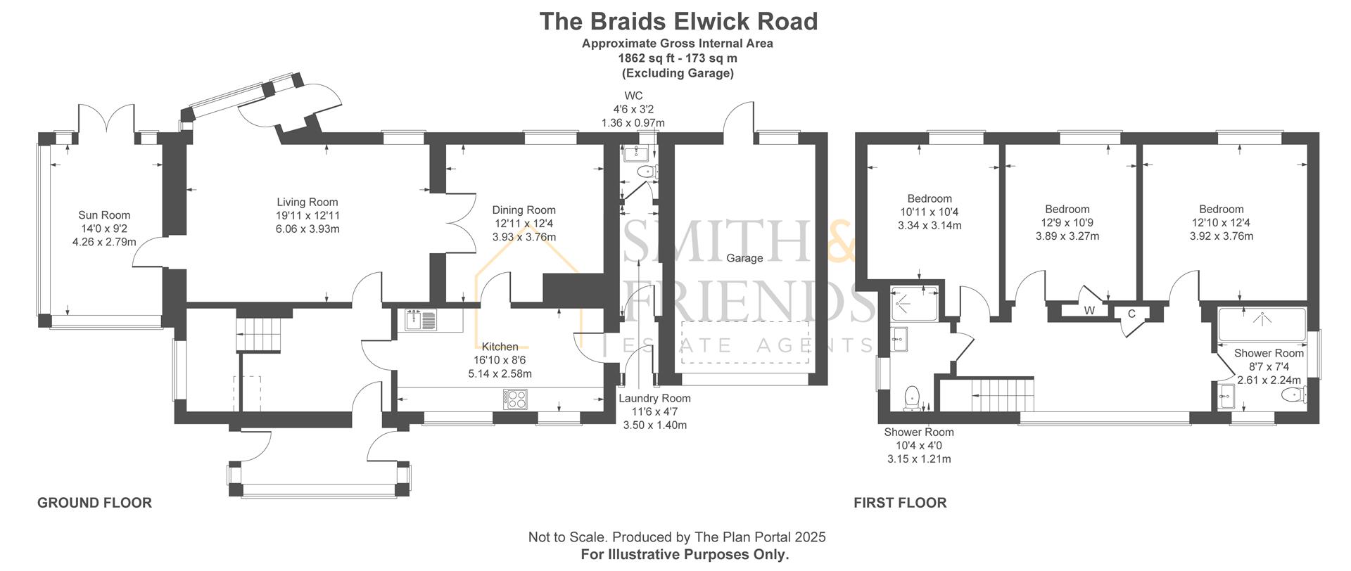 The Braids, Elwick Road, Hartlepool floorplan