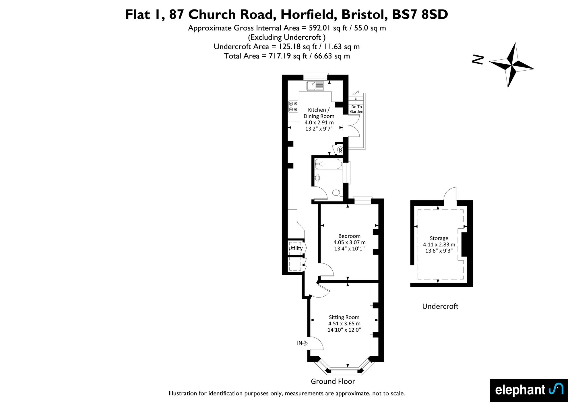Ground Floor Flat, 87, Church Road, Bristol, Bristol floorplan