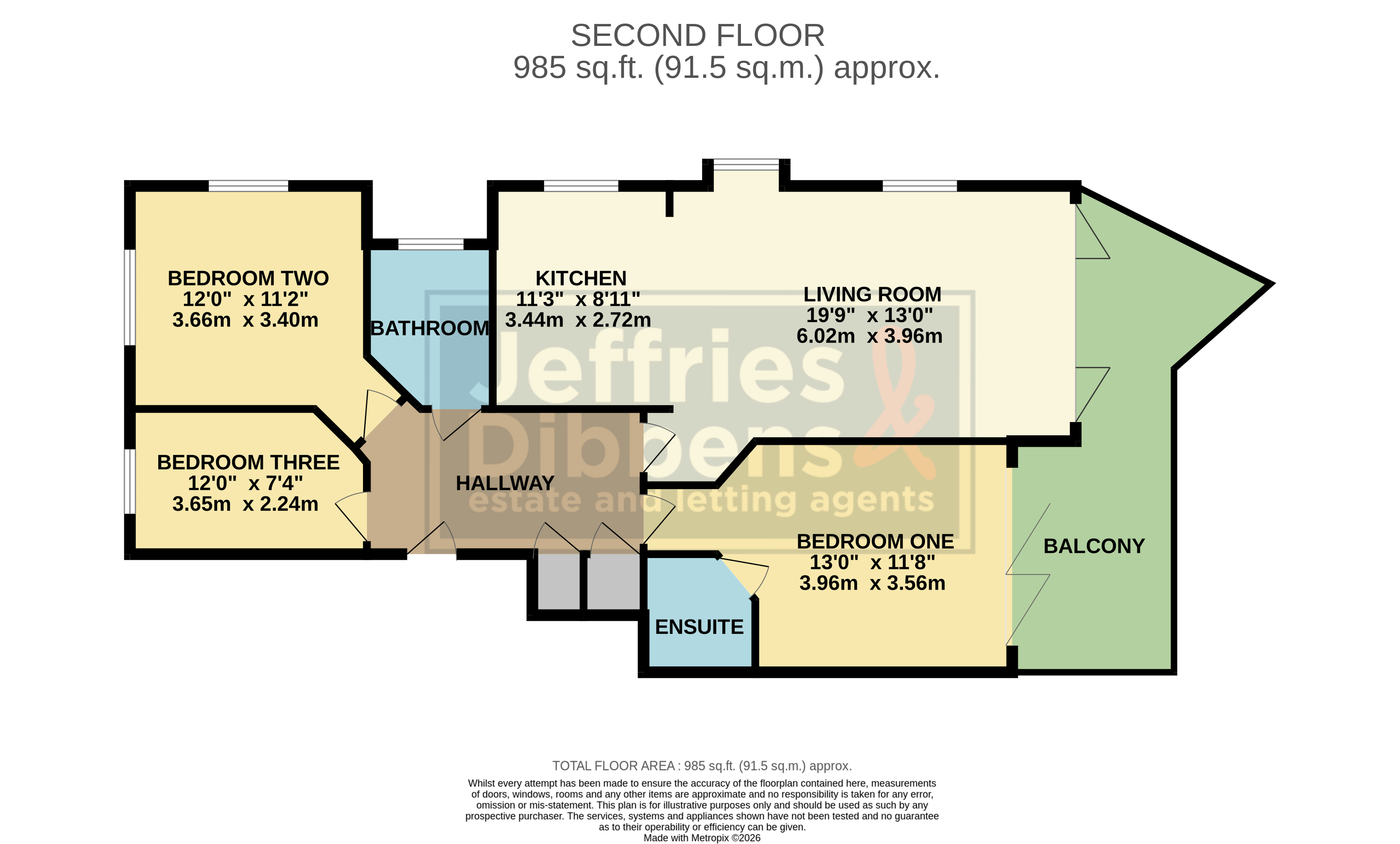 Flat 7 Channel House, 386, Sea Front, Hayling Island floorplan