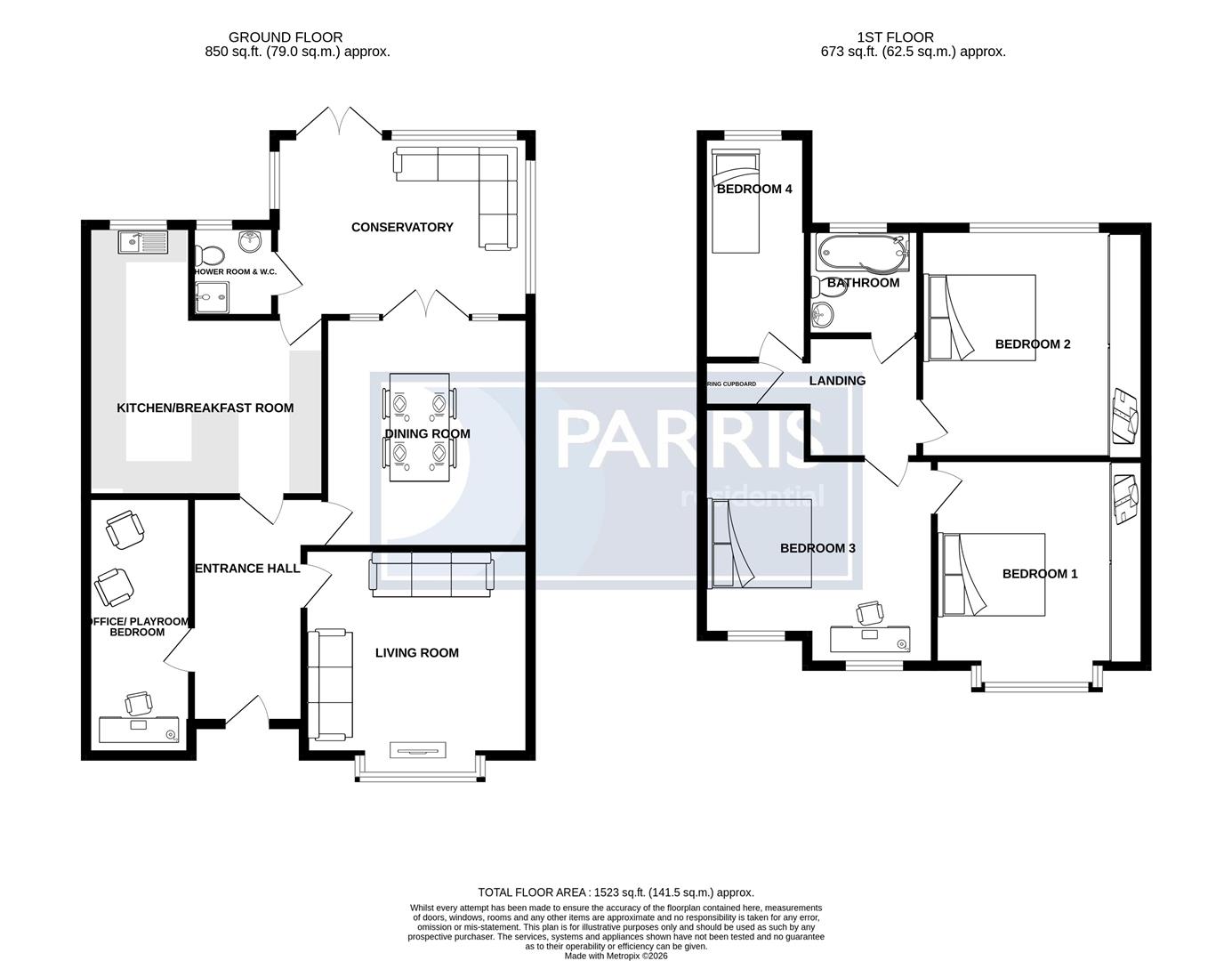 32, Lessness Avenue, Bexleyheath floorplan