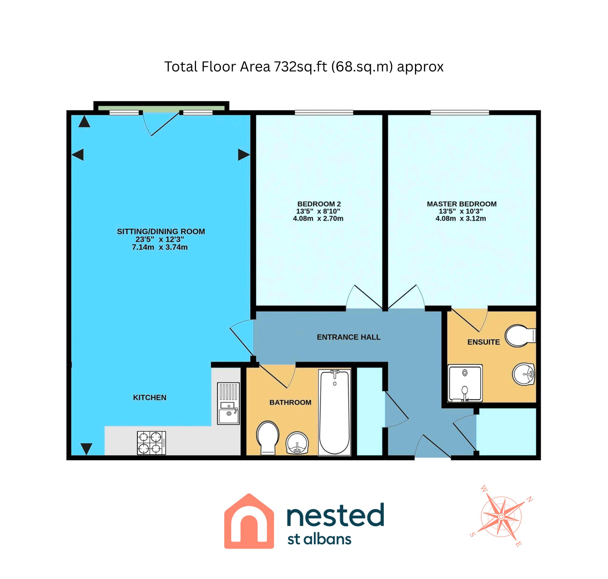 Flat 97, Ovaltine Court Ovaltine Drive, Kings Langley floorplan