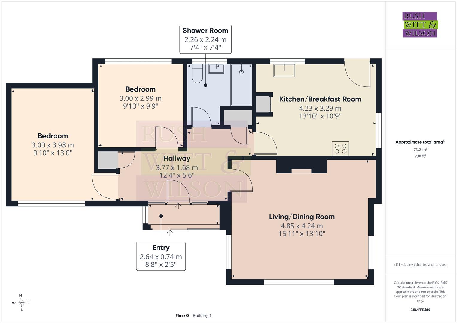9, Chestnut Close, Broad Oak floorplan