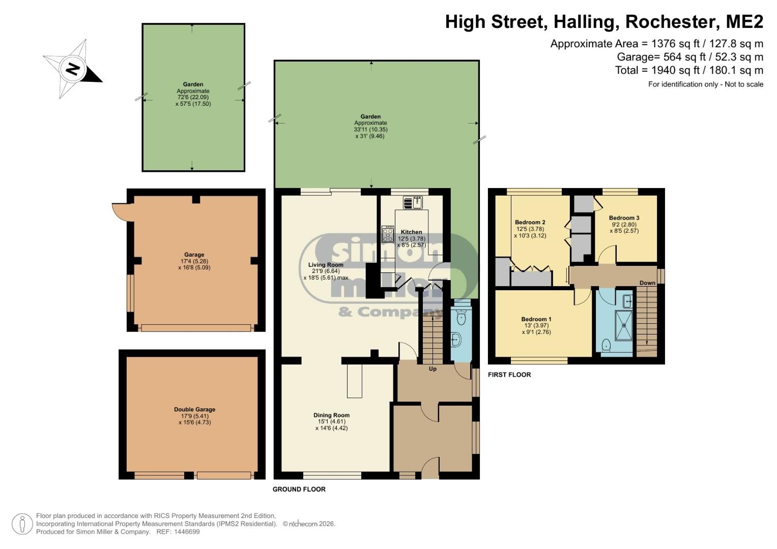 44, High Street, Rochester floorplan