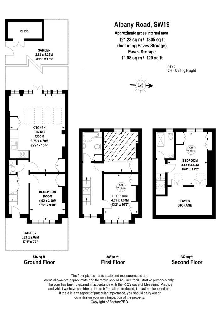 2 Bedrooms  to rent in Albany Road, London SW19