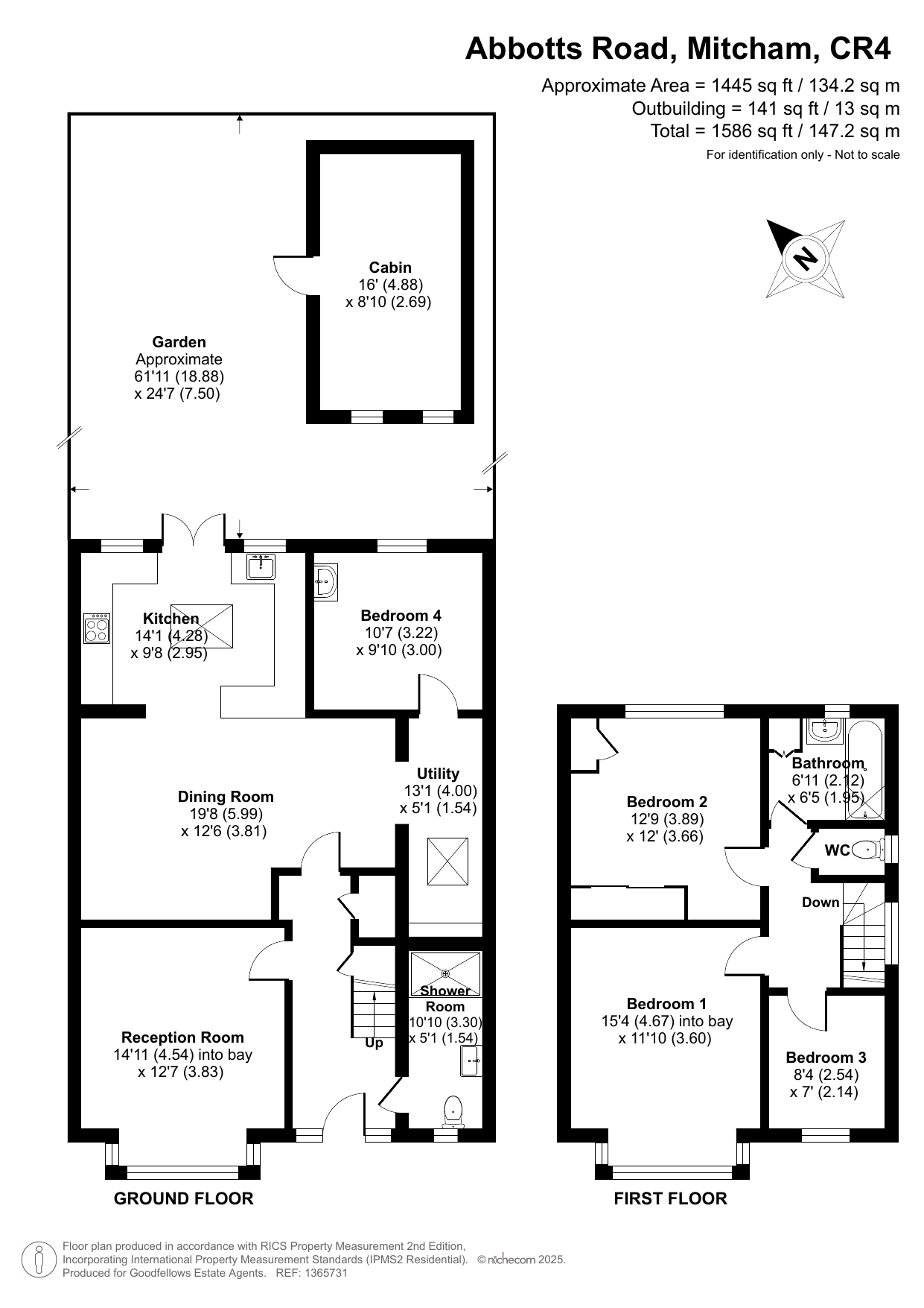 10, Abbotts Road, Mitcham floorplan