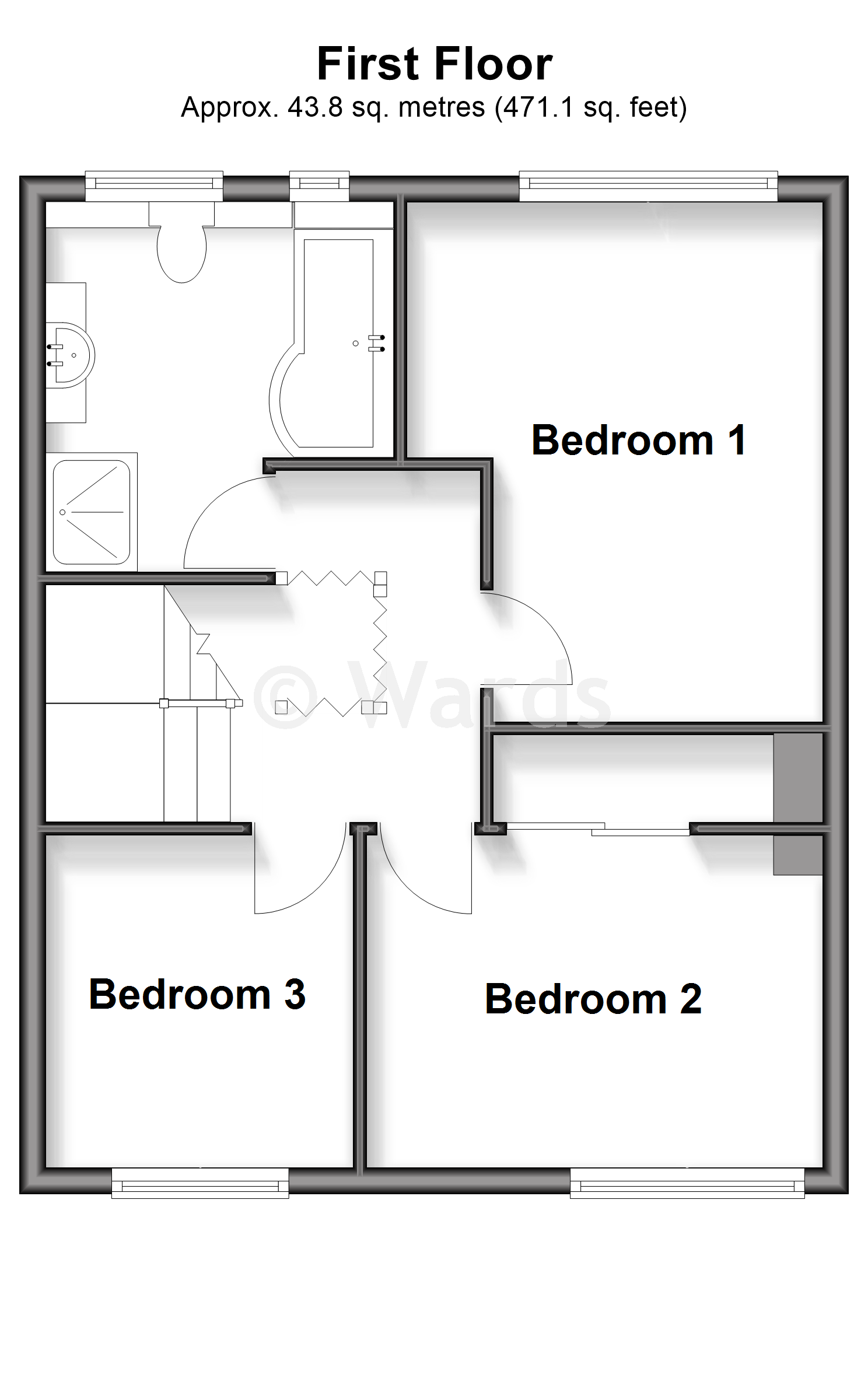 321, Canterbury Road, Birchington floorplan