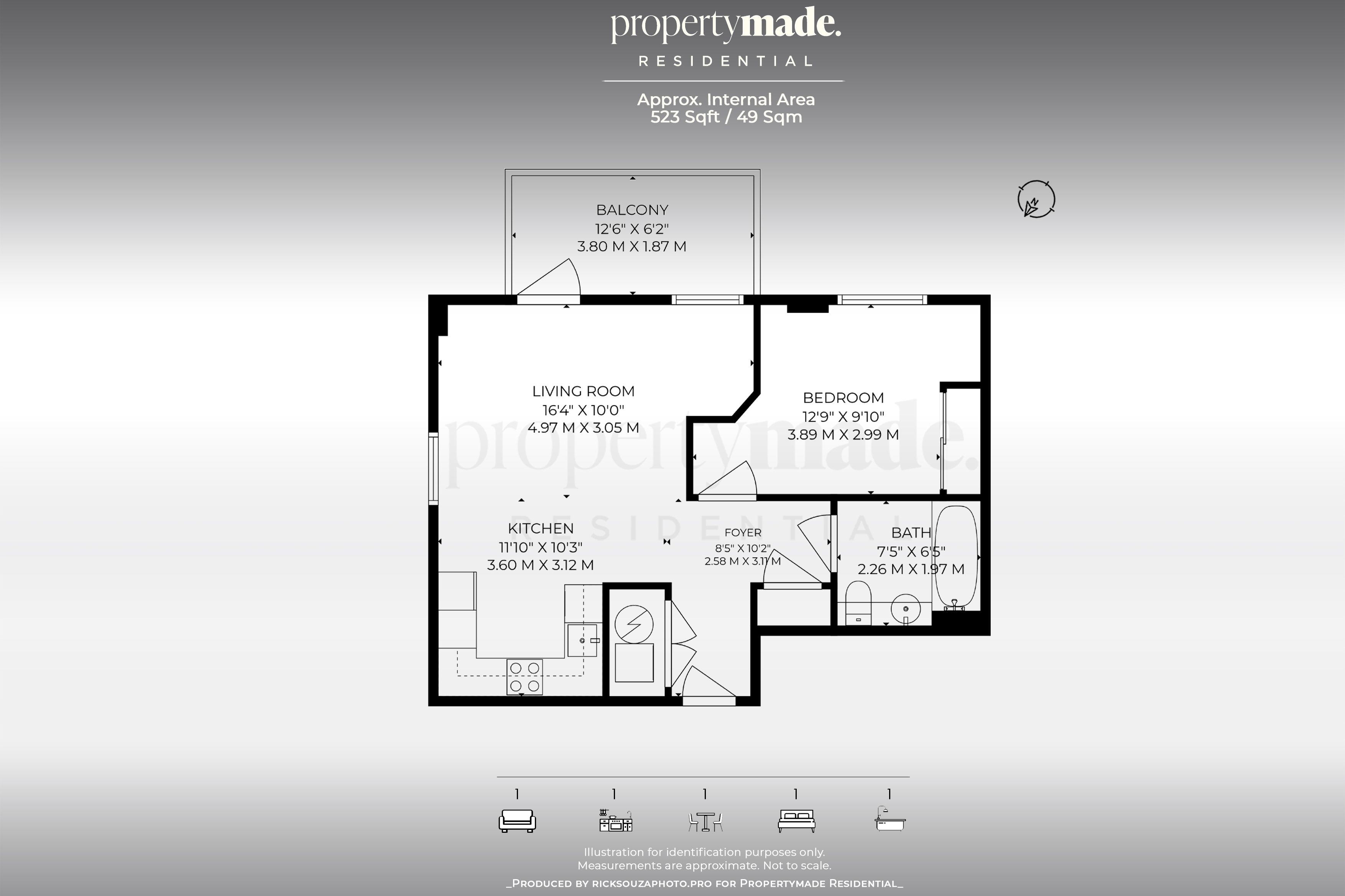 Flat 13, Rossi House,, 1 Medawar Drive, London floorplan