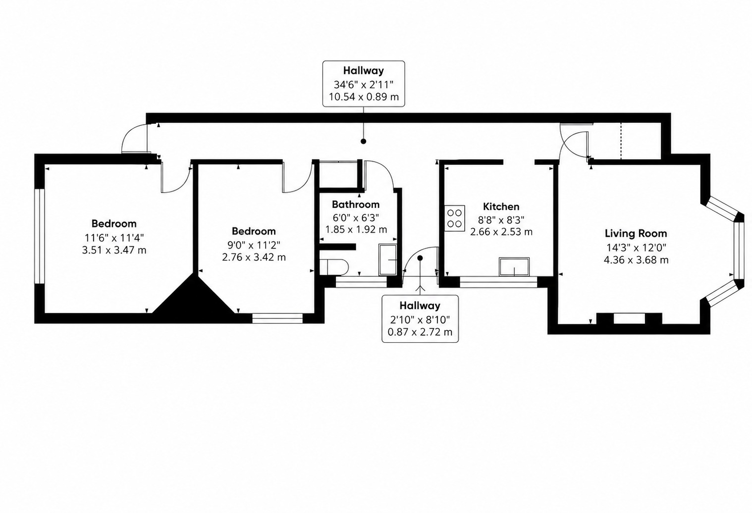 Flat 15, Kelso Lodge, London floorplan