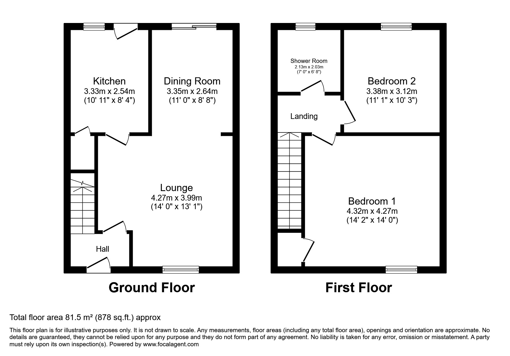 260, Kirkton Avenue, Glasgow floorplan