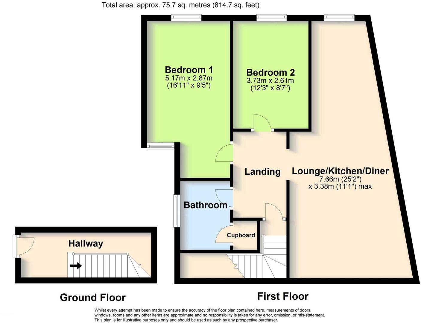 11C, North Road, Lancing floorplan
