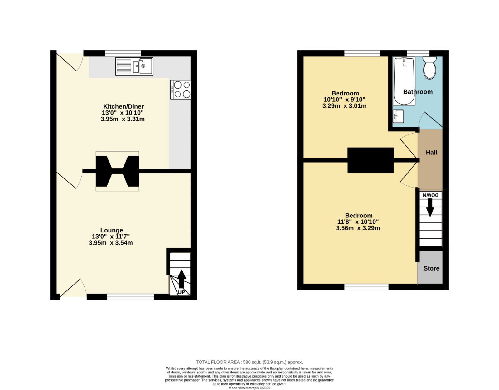 61, Shalmsford Street, Canterbury floorplan