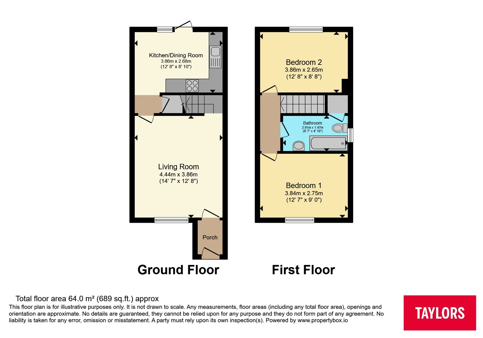 25, Beckgrove Close, Cardiff floorplan