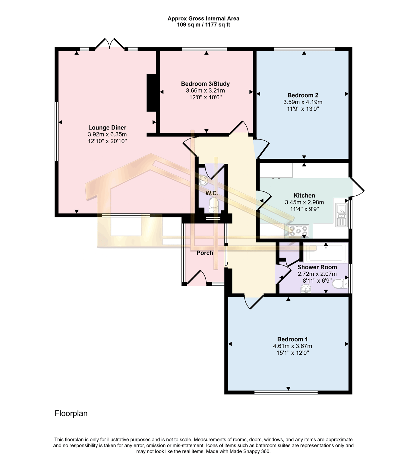 82, The Gorseway, Bexhill-on-Sea floorplan