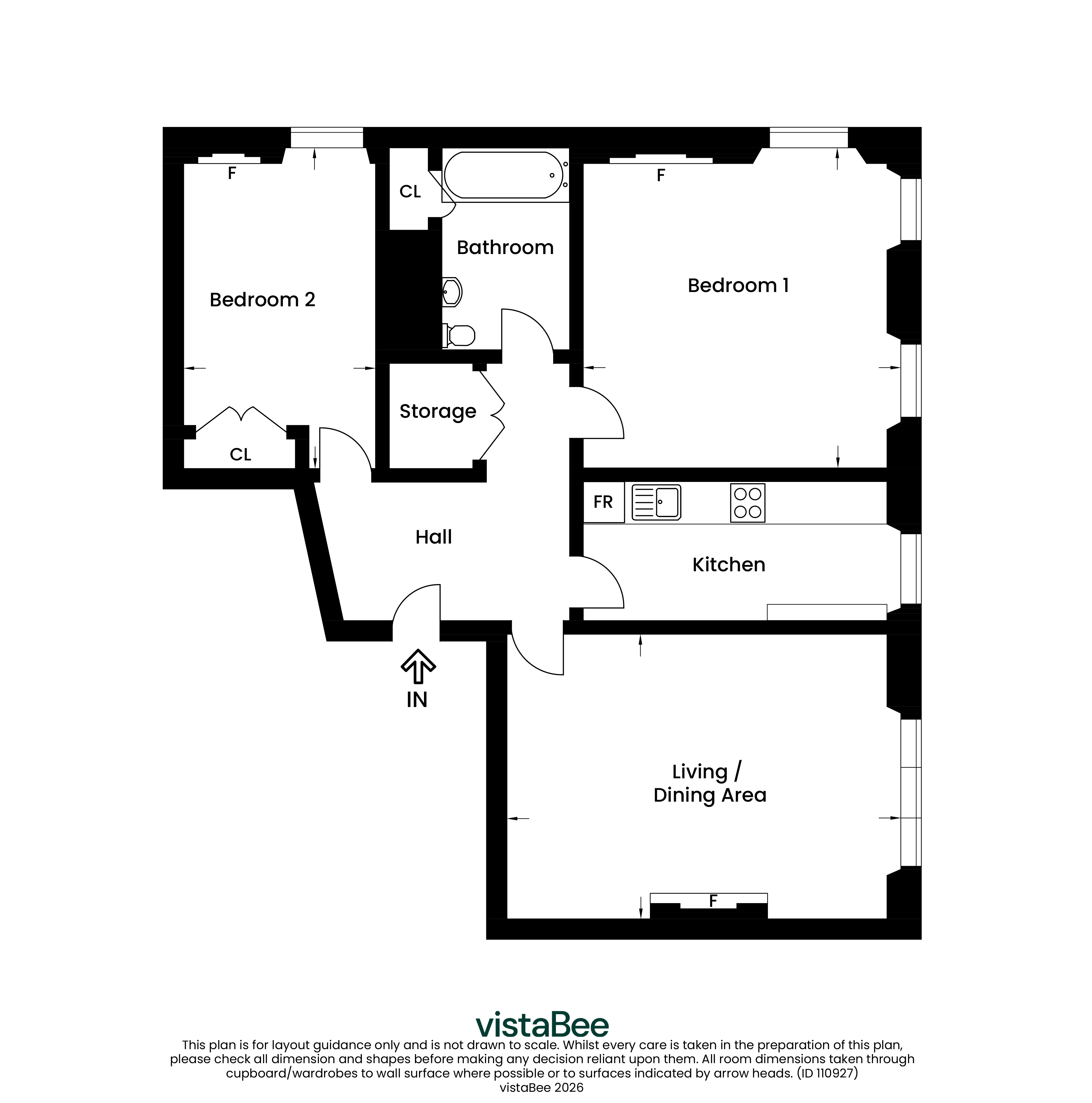 2/1b, 268, Bath Street, Glasgow City floorplan