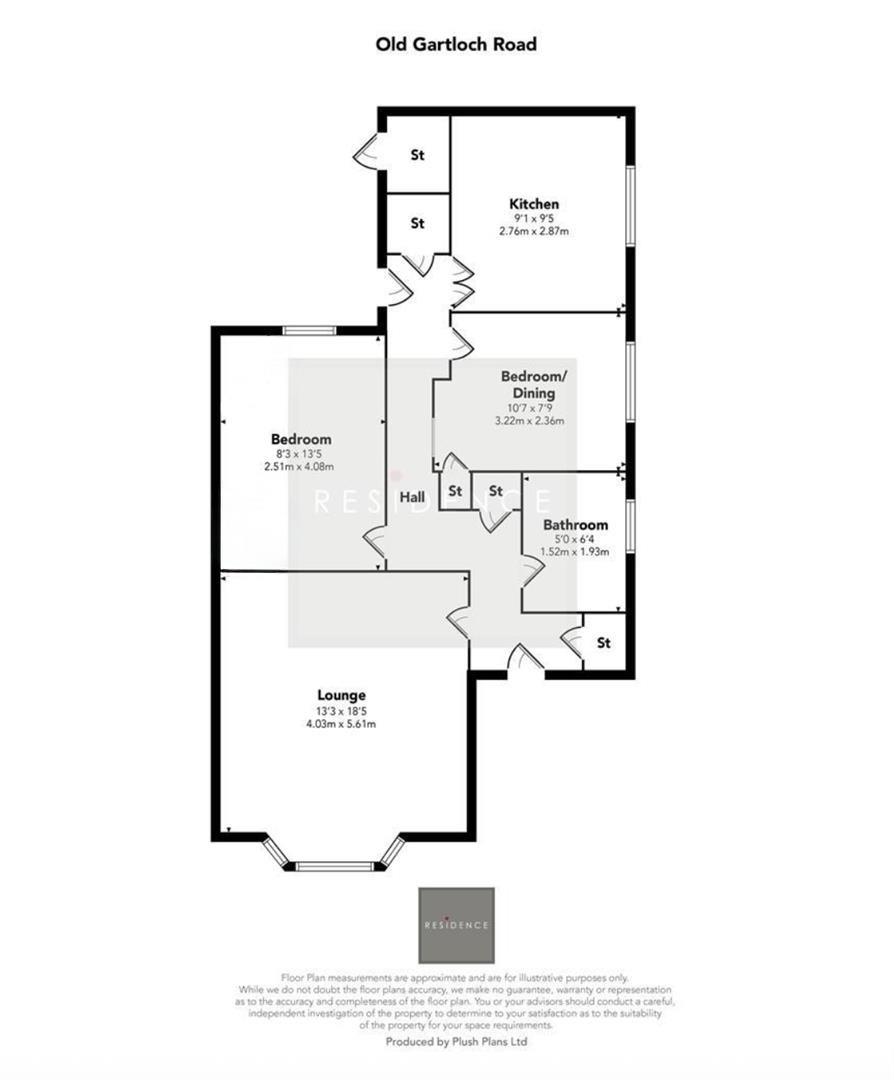 41, Old Gartloch Road, Glasgow floorplan
