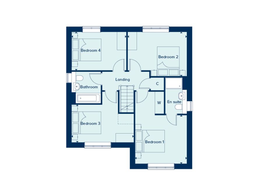 21, Crossley Lane, Huddersfield floorplan