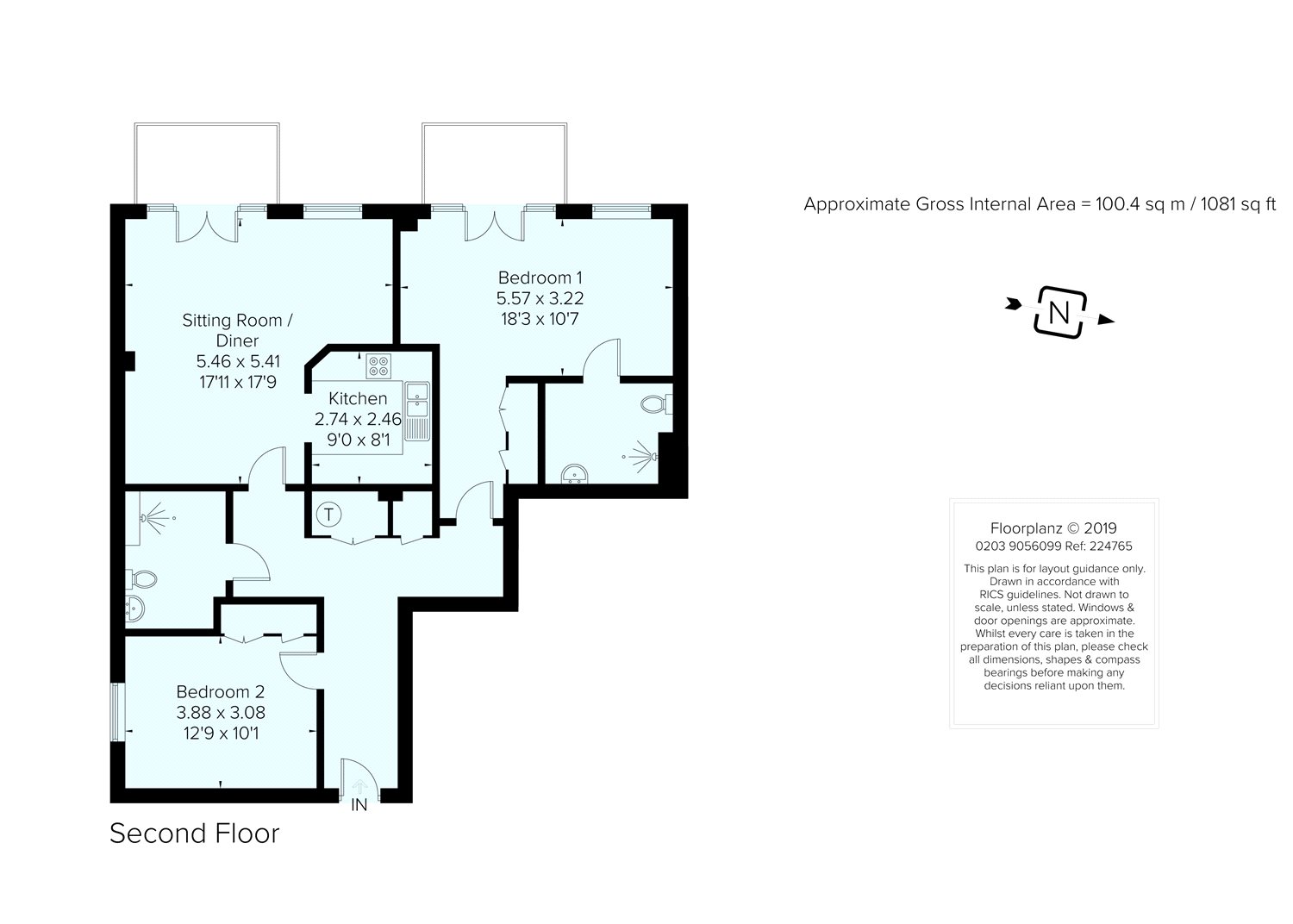 2 Bedrooms Flat for sale in Cedar Lodge, Rise Road, Sunningdale, Ascot SL5