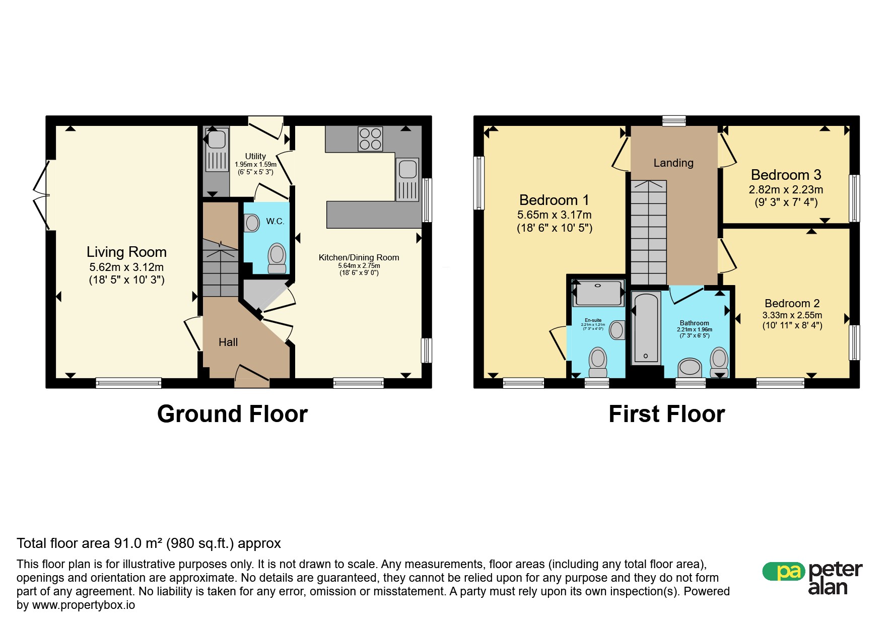 Rhodfa Leonard, Cardiff floorplan