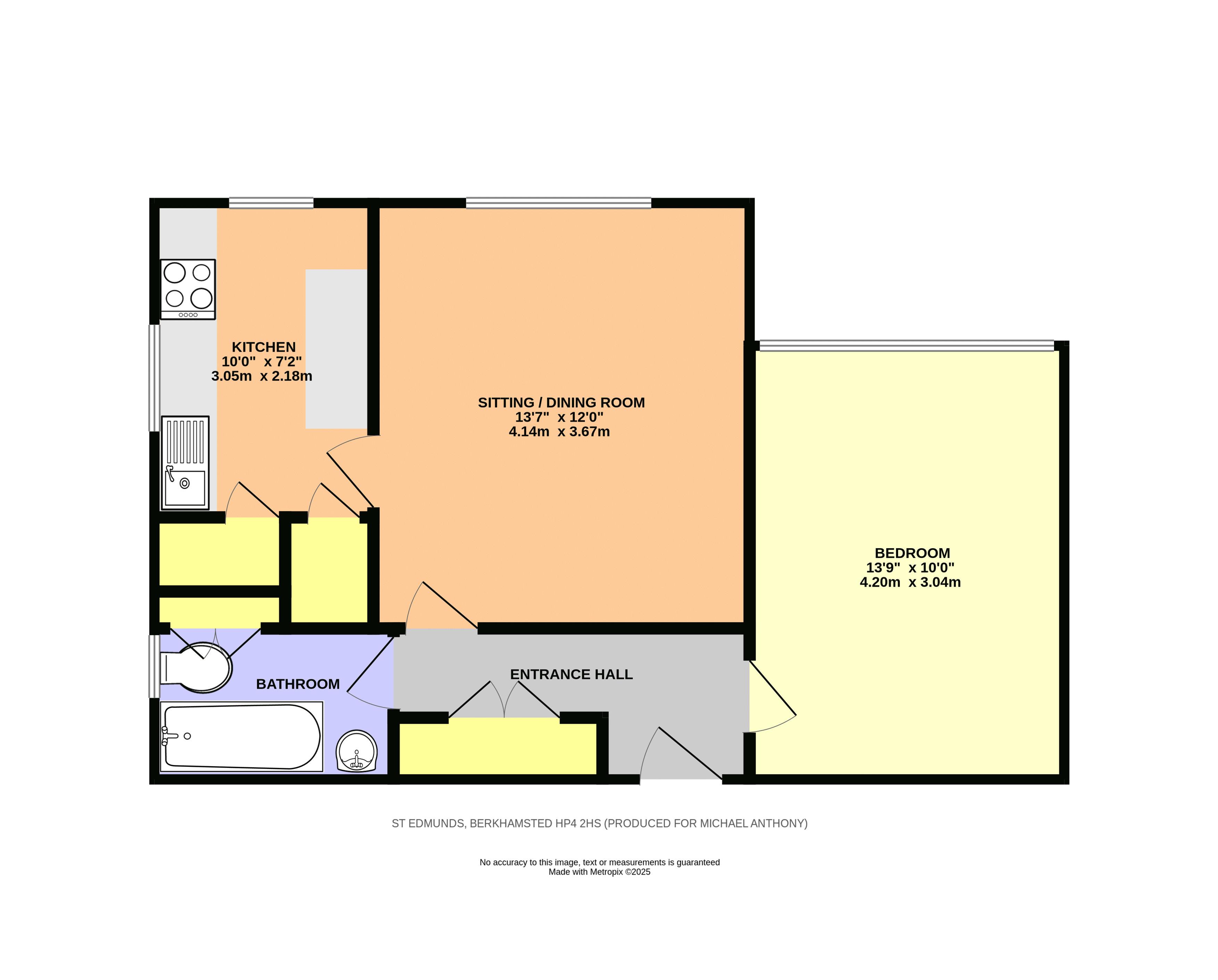 Flat 16, St. Edmunds, Berkhamsted floorplan